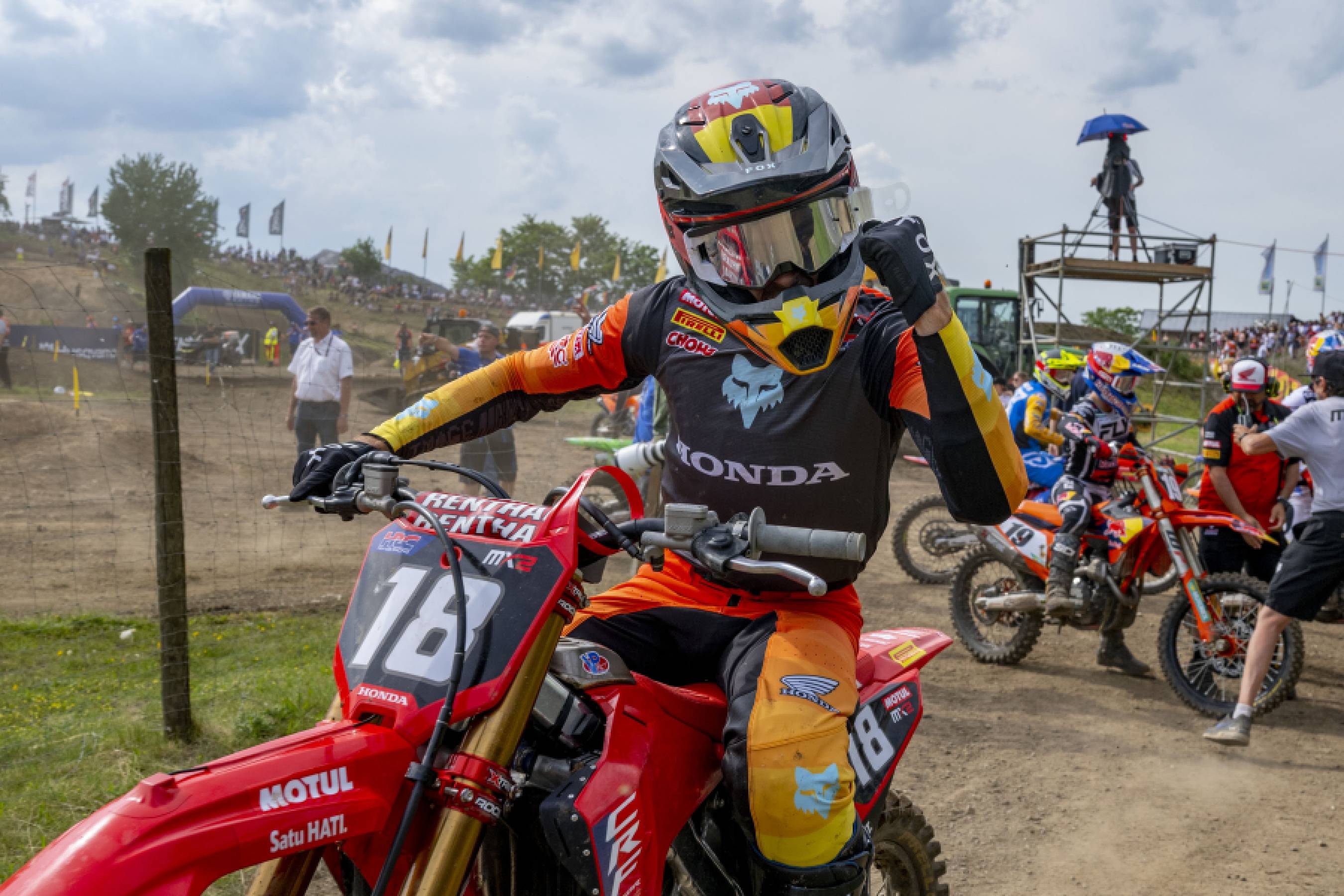 Lata wins MXGP of Germany qualification race