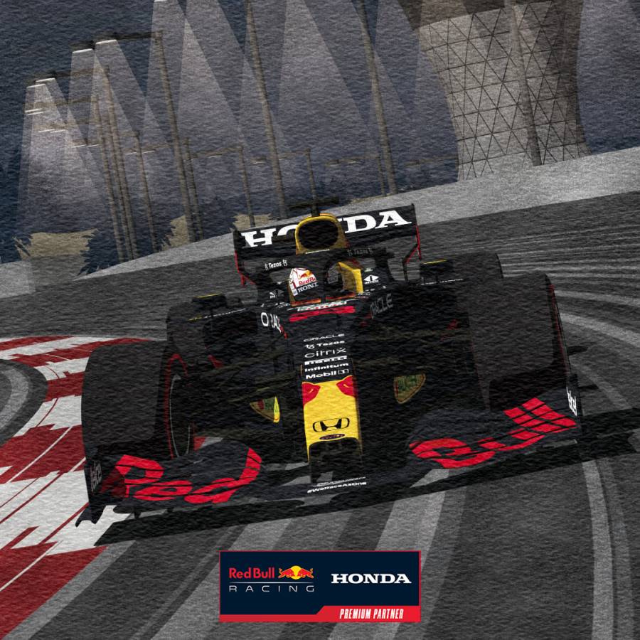 アブダビGP優勝記念ポスター