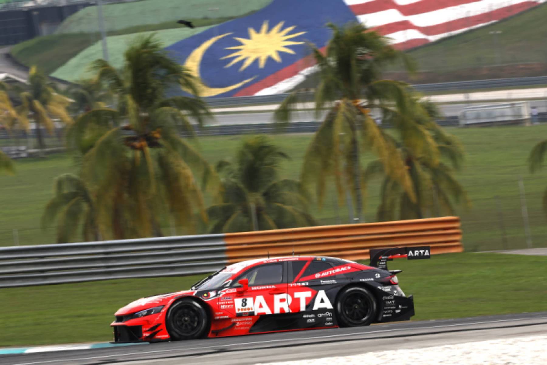 #8 ARTA MUGEN CIVIC TYPE R-GT takes second at Sepang