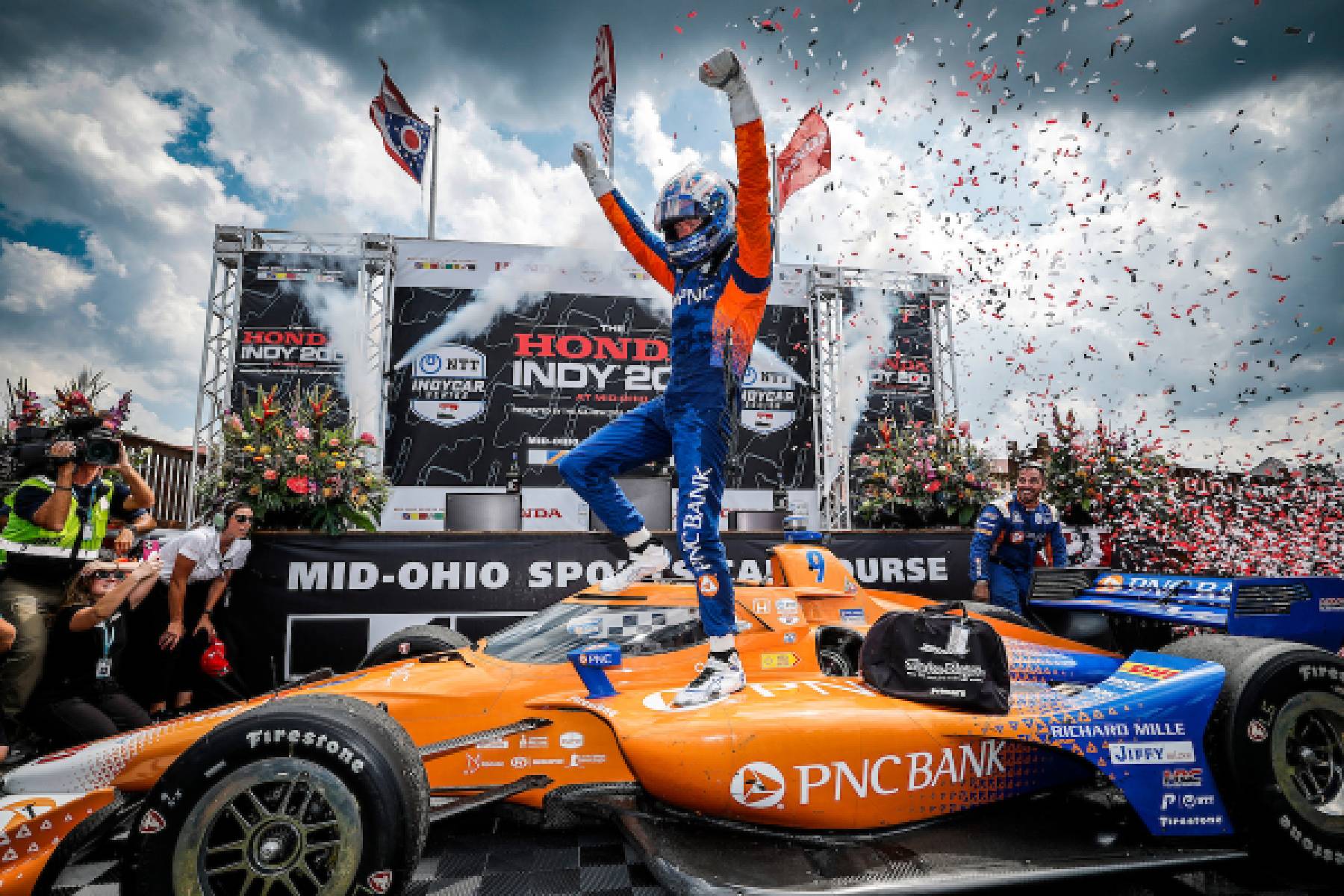 It’s a perfect 10 for Honda as Scott Dixon wins at Mid-Ohio