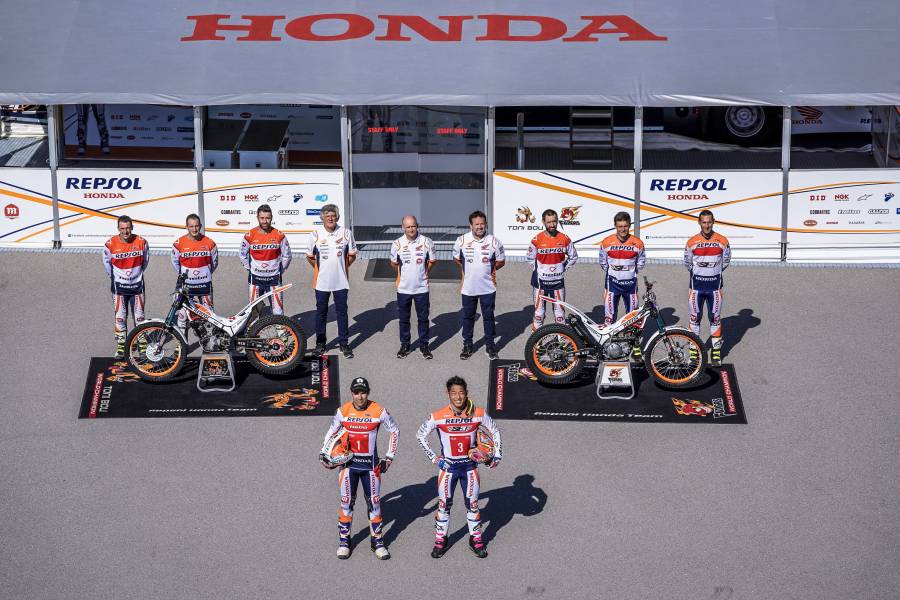 Toni Bou and Takahisa Fujinami together for a fifteenth season with Repsol Honda Team