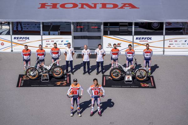 Toni Bou and Takahisa Fujinami together for a fifteenth season with Repsol Honda Team