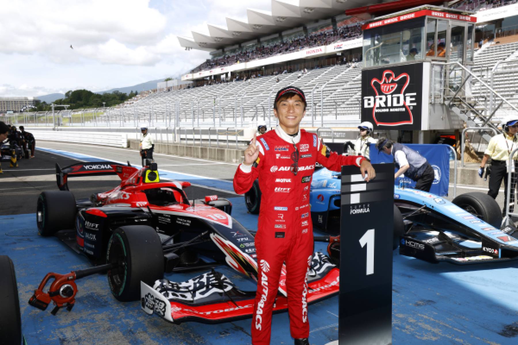 Nojiri claims record 23rd pole position