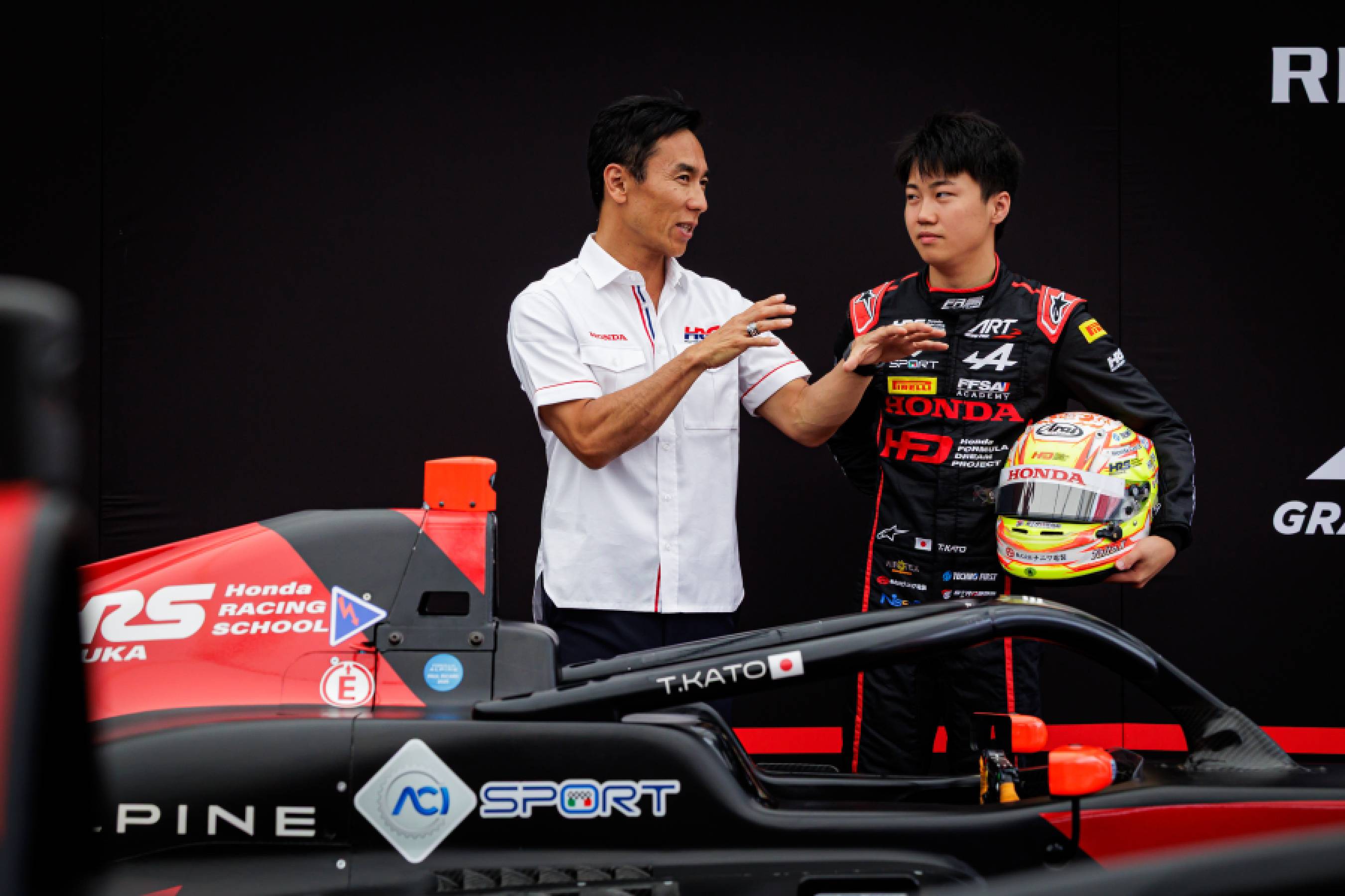 Takuma Sato and Taito Kato, FRECA, Paul Ricard