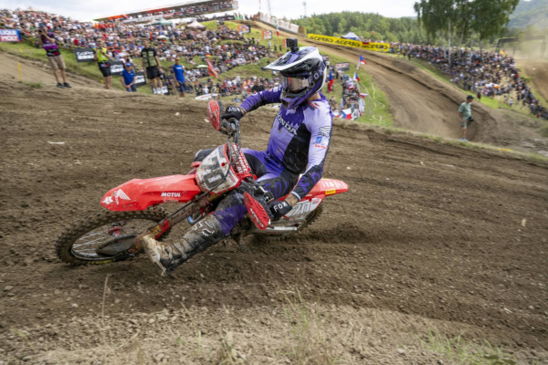 Fernandez charge in vain as prototype CRF450R narrowly misses out on podium debut