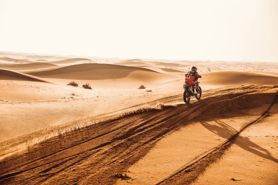 First stage win for the Monster Energy Honda Team at the 2022 Dakar. Barreda, the rider with the third highest number of stage victories