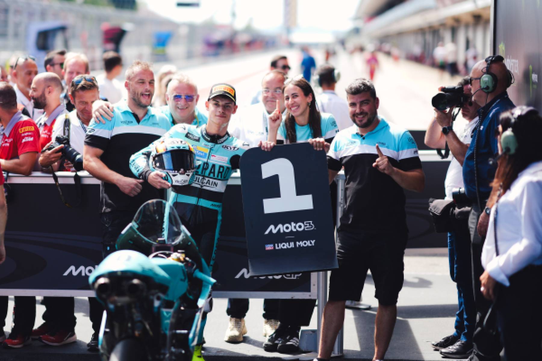 アルマンサ、カタルニアでMoto3クラス初ポールポジションを獲得