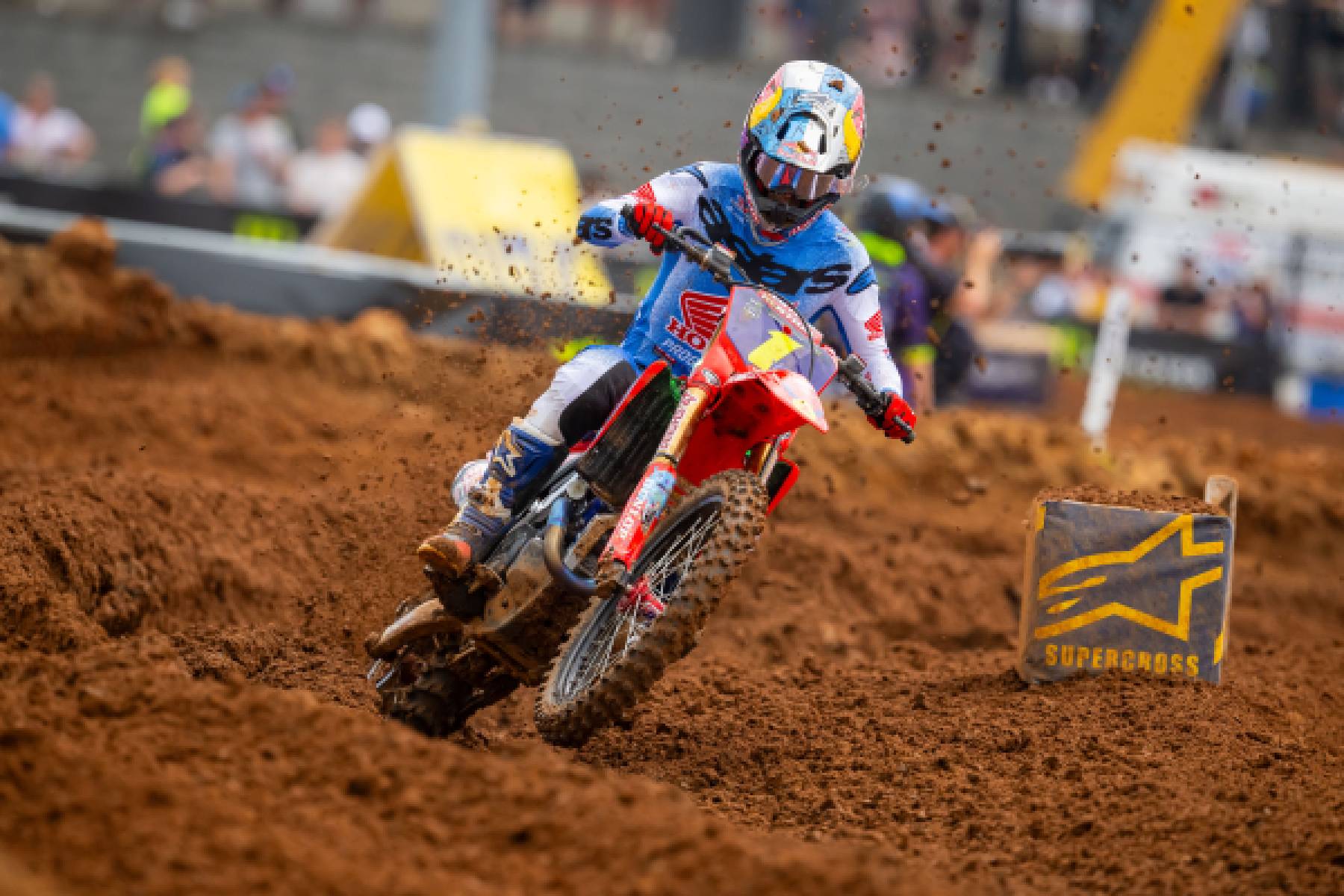 Jett Lawrence Tops Weather-Shortened Opening SMX Round