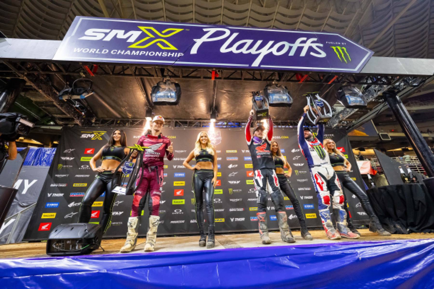 Honda HRC Progressive Controls SMX Playoffs After St. Louis Sweep