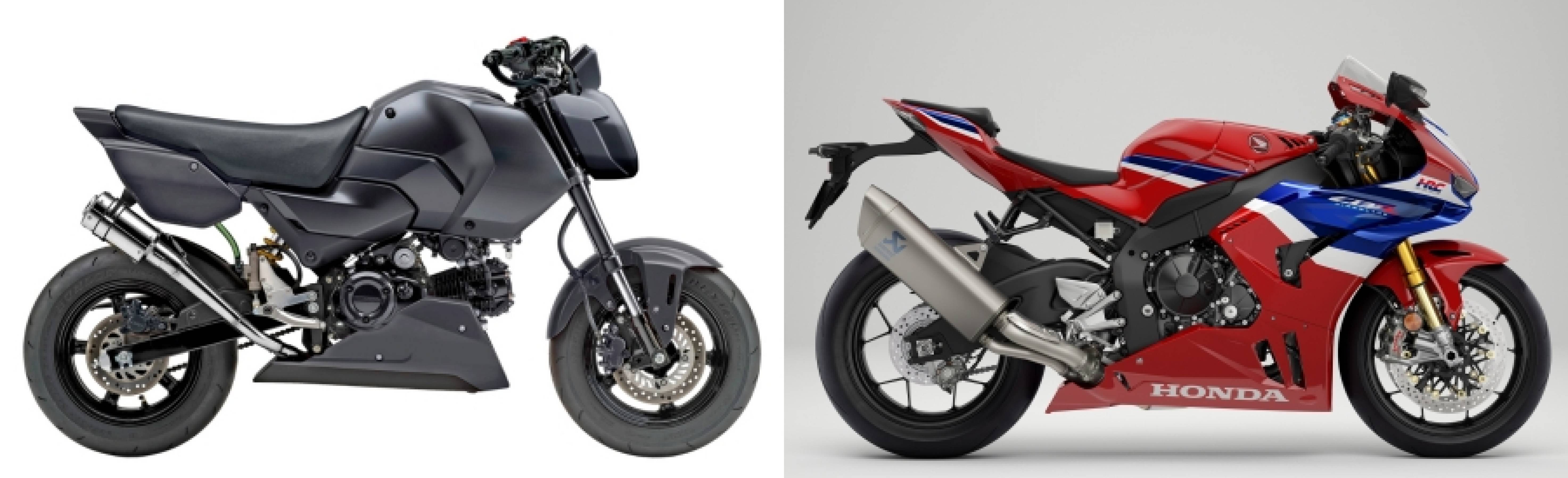 「HRC 2輪市販レース車両」＆「CBR1000RR-R FIREBLADE SP　※乗車いただくことはできません。」