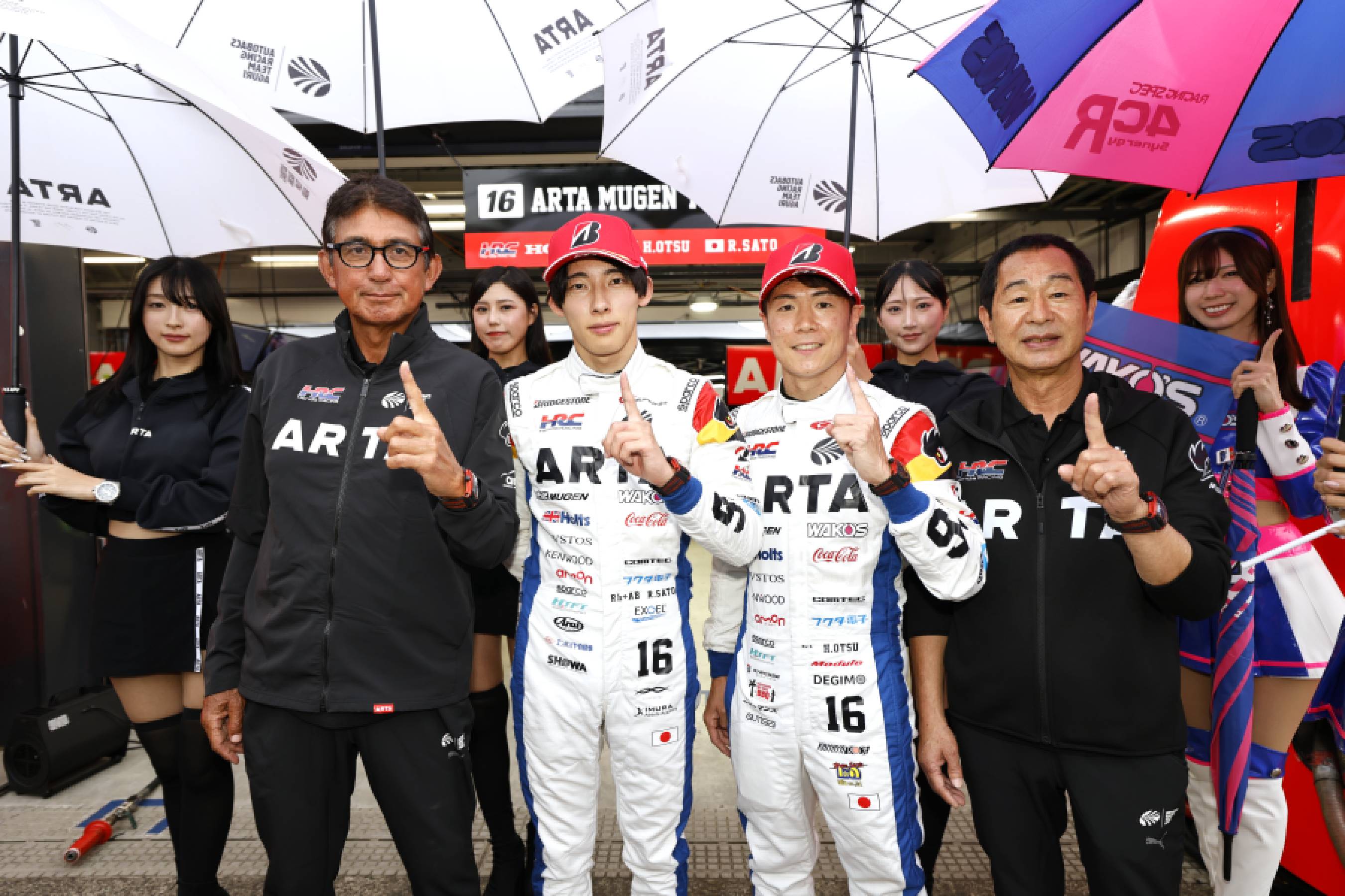 ARTA MUGEN CIVIC TYPE R-GT #16がポールポジションを獲得