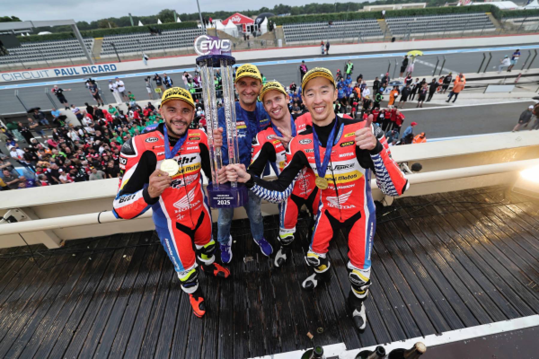 Drama for F.C.C. TSR Honda France at the 88th Bol d’Or as National Motos Honda FMA reclaims 2025 FIM Endurance World Cup