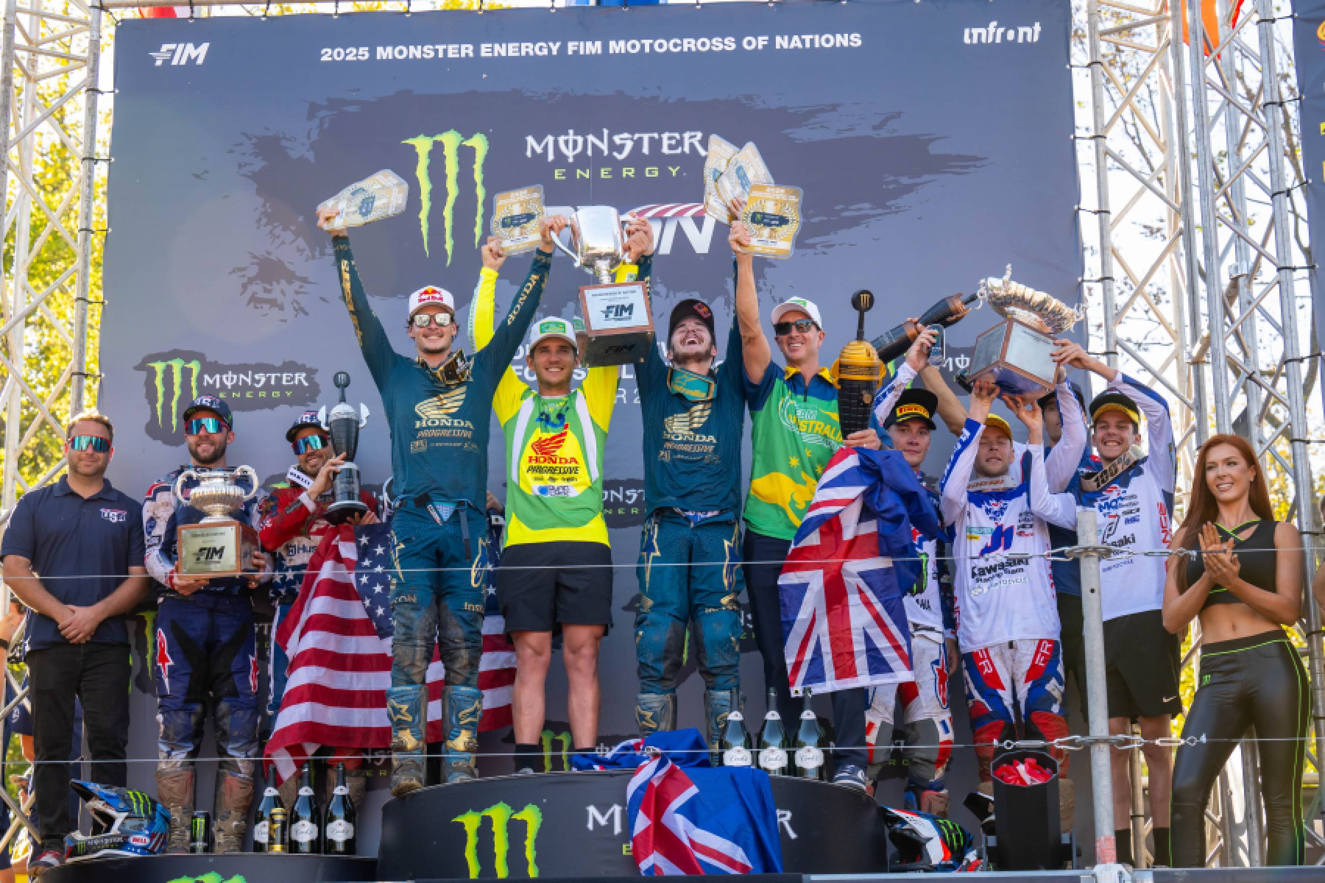 All-Honda Team Australia Repeats as Motocross of Nations Champs