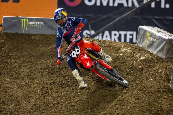 Second-Place Finish for Hunter Lawrence at Oakland AMA Supercross