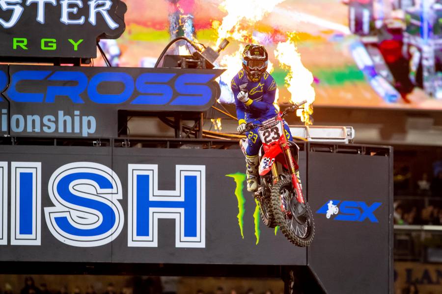Sexton Scores Career-First AMA 450SX Win at San Diego Supercross