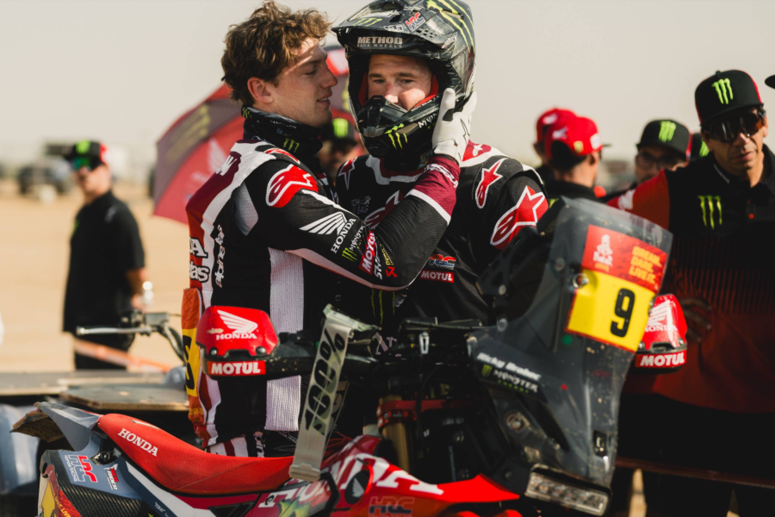 Monster Energy Honda HRC on Dakar podium after historic final stage
