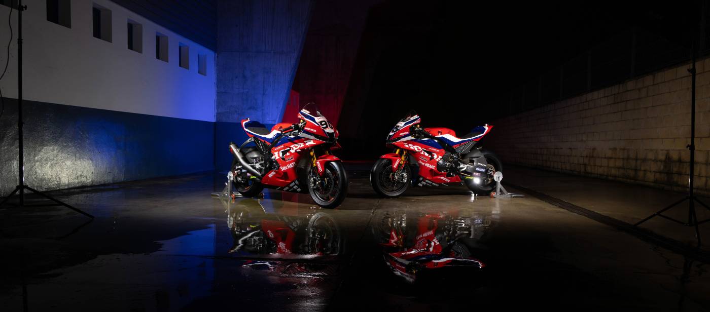 Honda HRC team unveils the new tricolour livery of the CBR1000RR-R
