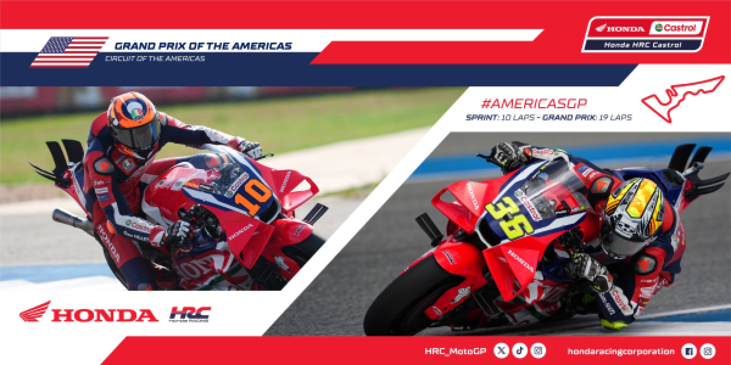 Honda HRC Castrol、オースティンに挑む