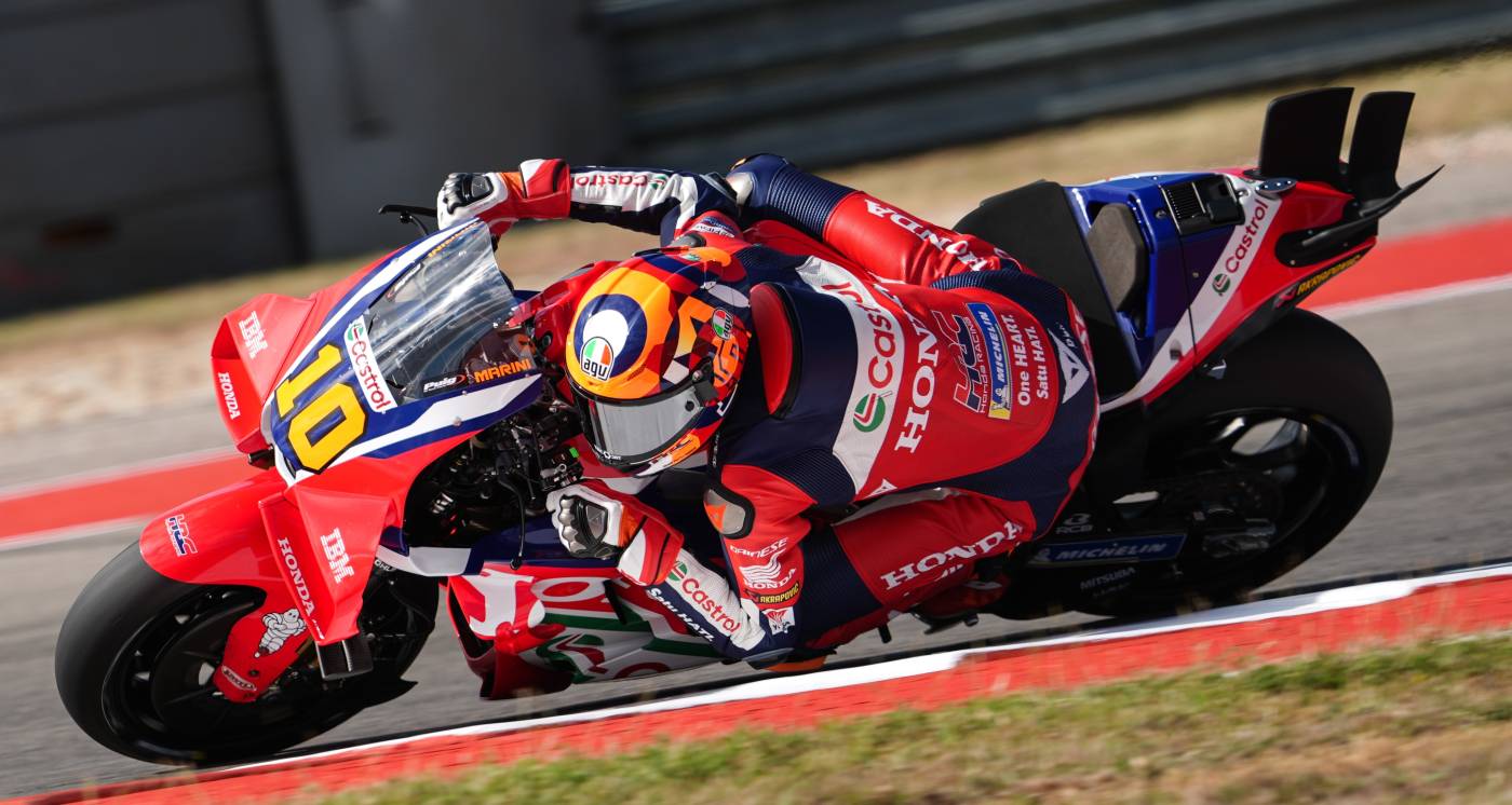 Marini through to US GP Q2, while 0.032s denies Mir