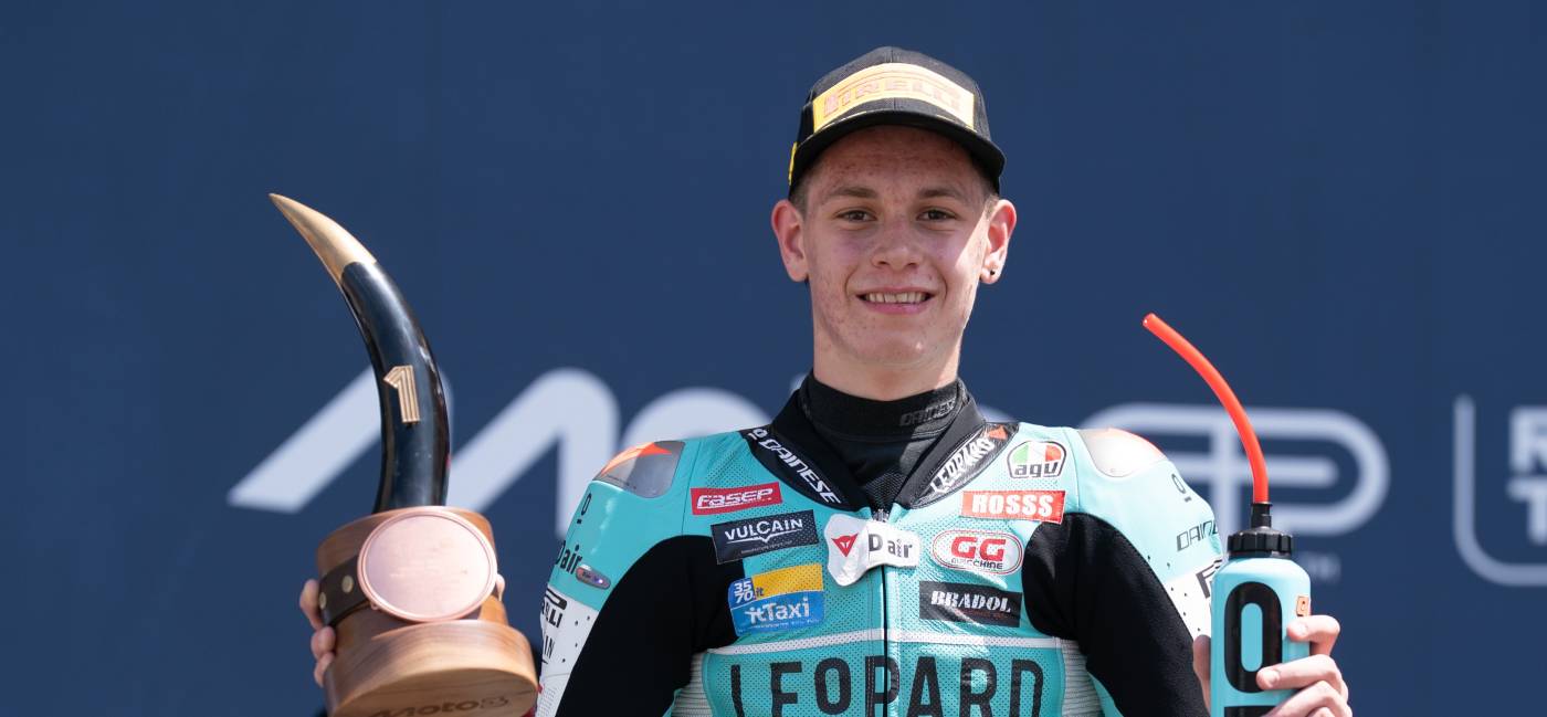 Phenomenal Pini claims maiden Moto3 win