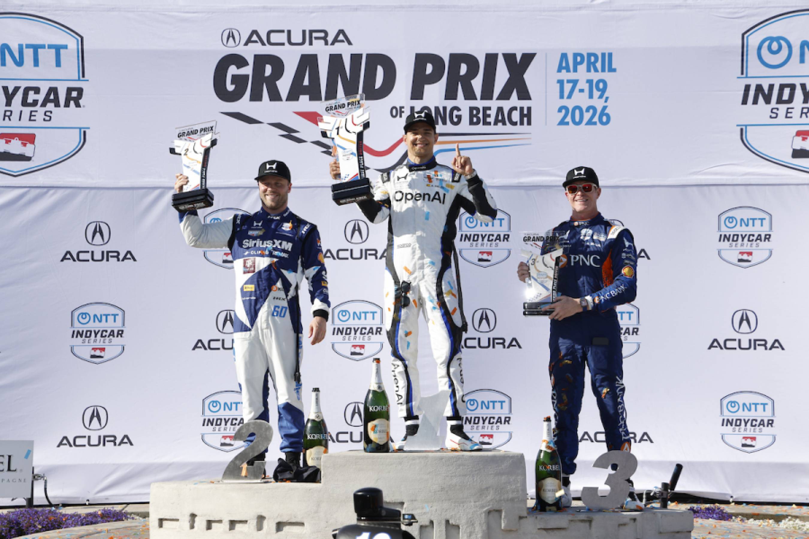 Honda completes Acura Grand Prix of Long Beach sweep with Alex Palou win