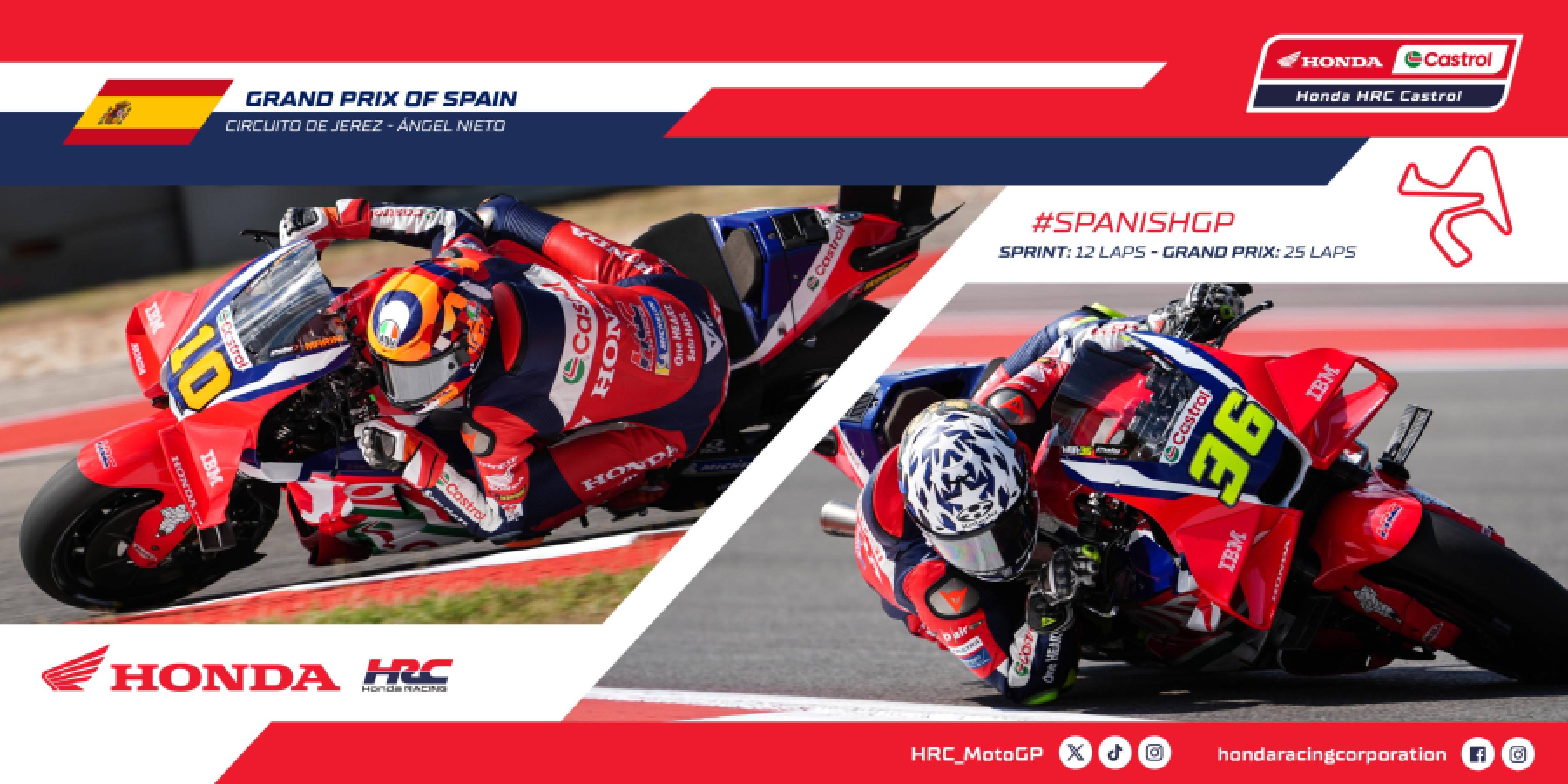 Spring has sprung – Honda HRC Castrol land in Jerez