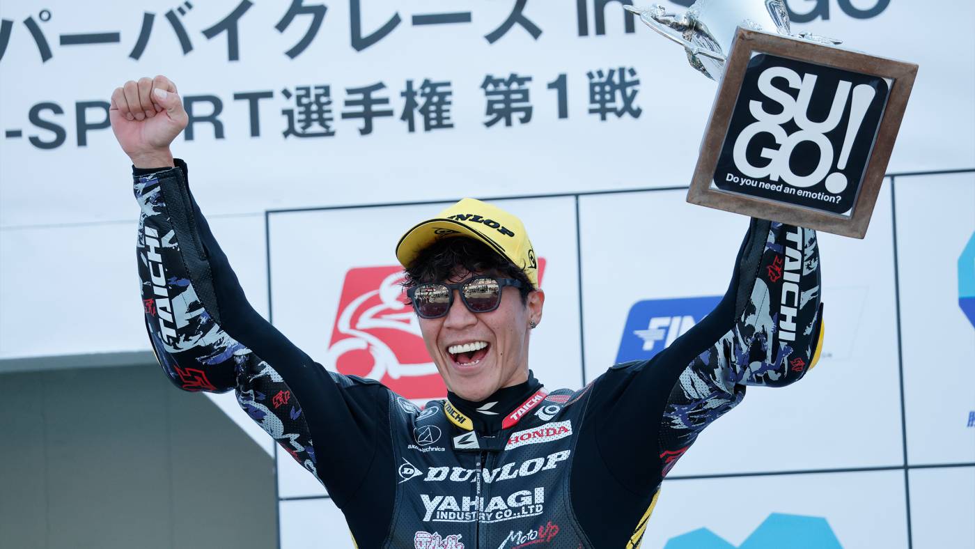 長島が3位表彰台を獲得
