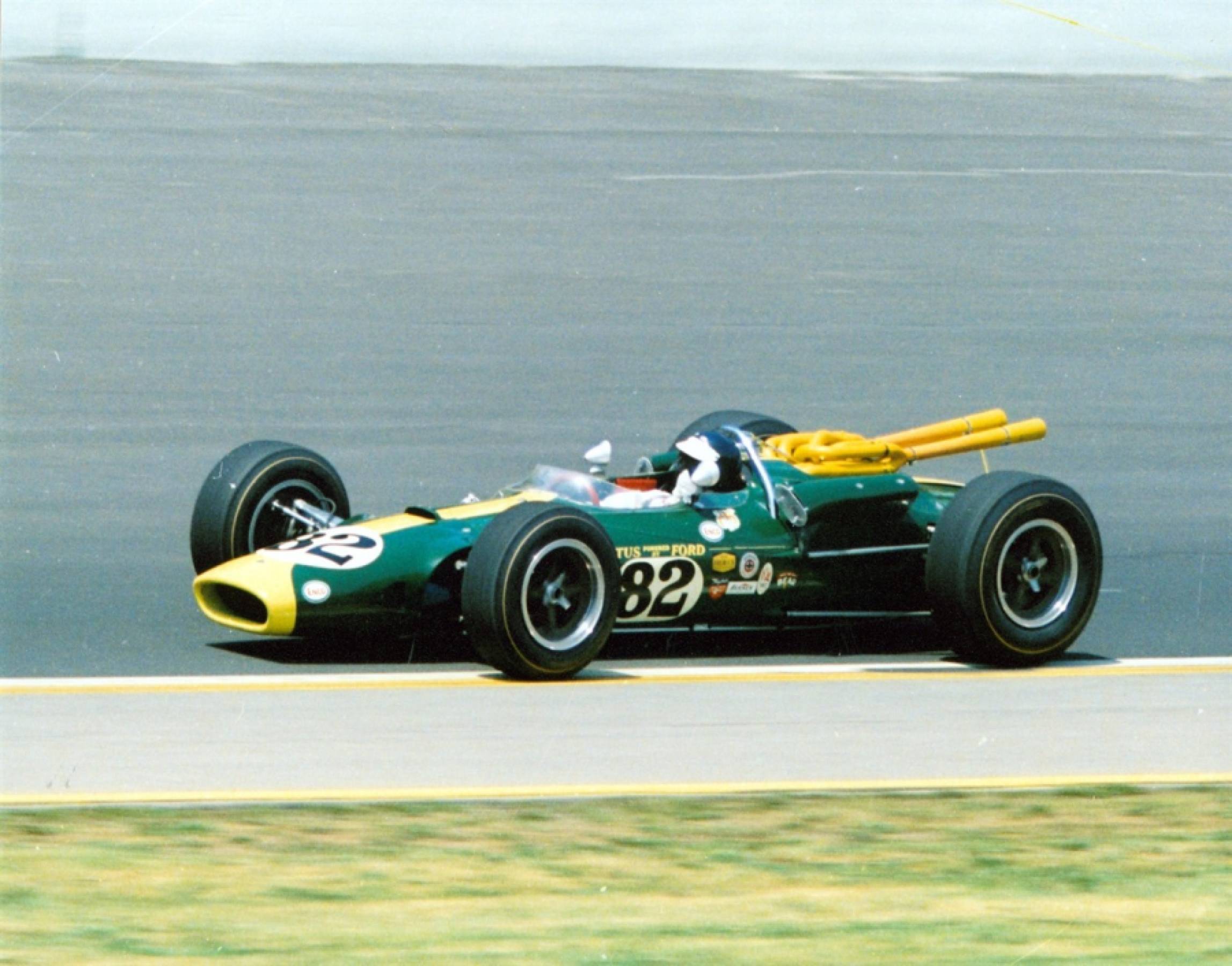 ロータス38で優勝したジム・クラーク（1965年）