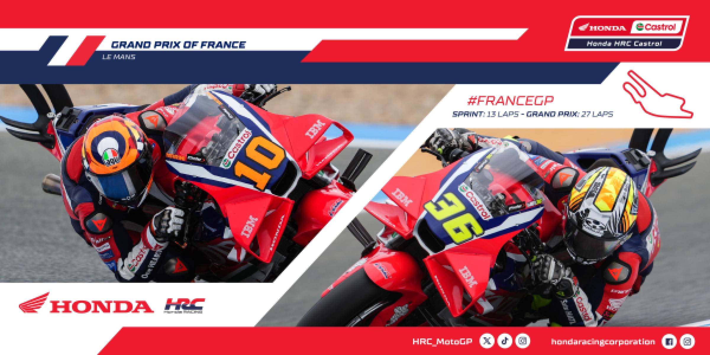 Lead on to Le Mans – Honda HRC Castrol ready for French GP