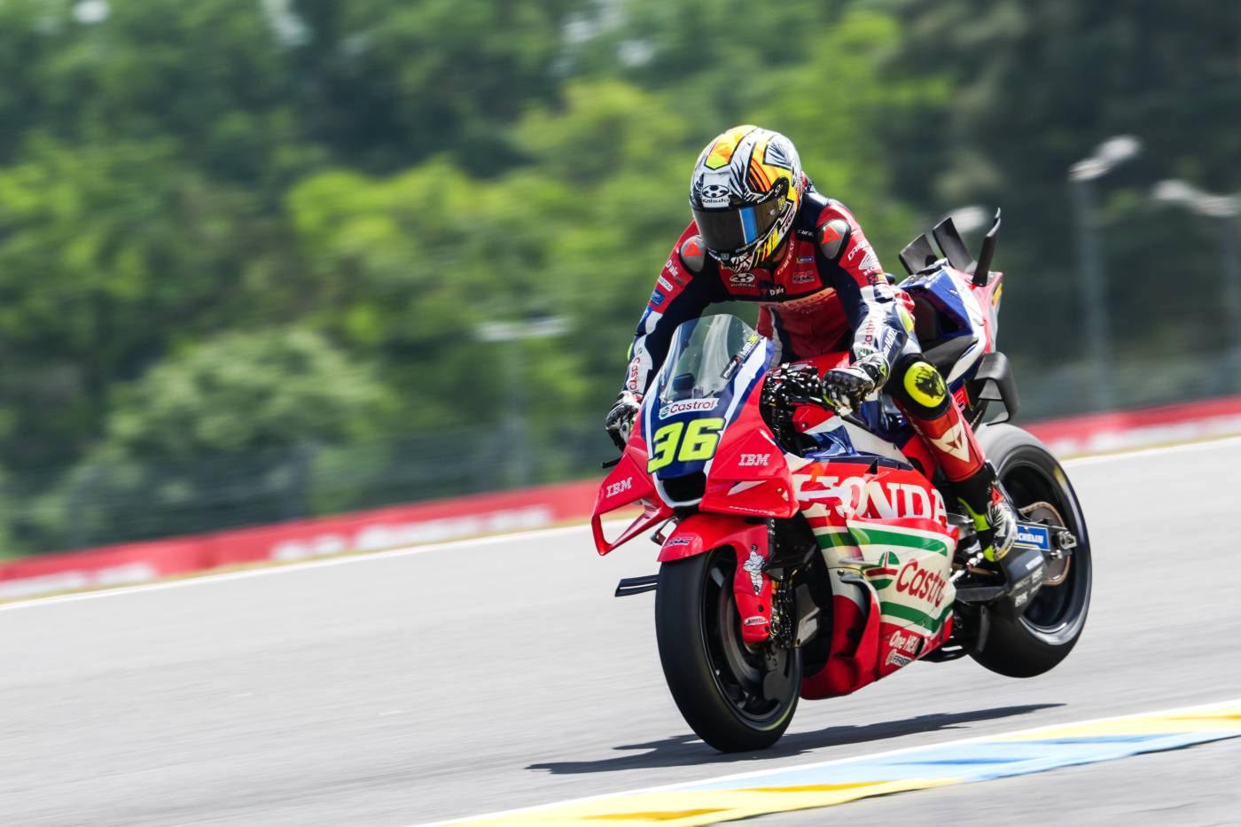 Mir on pace in Le Mans, Marini has more to show