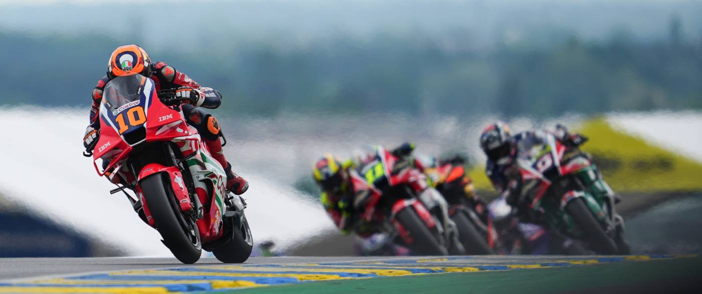 Tenth in trying French GP for Marini, Mir crashes while chasing top five