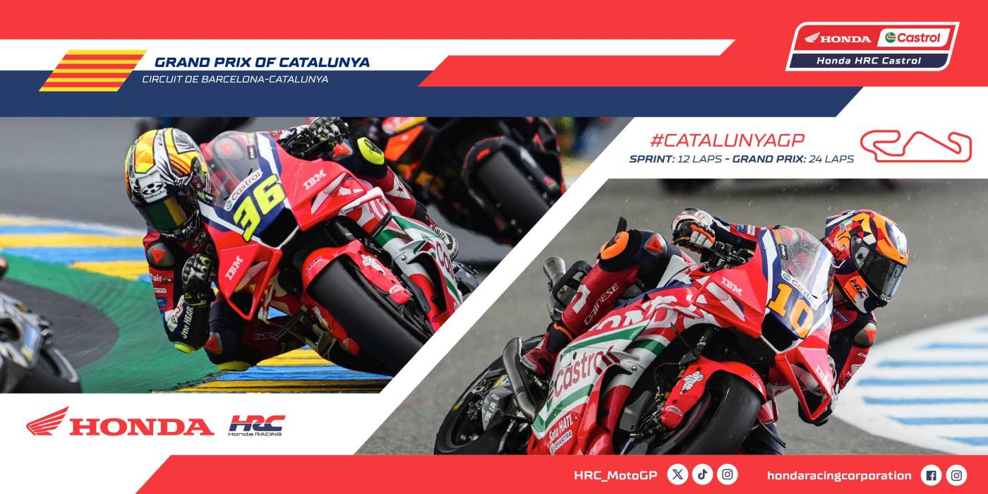 Catalunya calls the Honda HRC Castrol Team