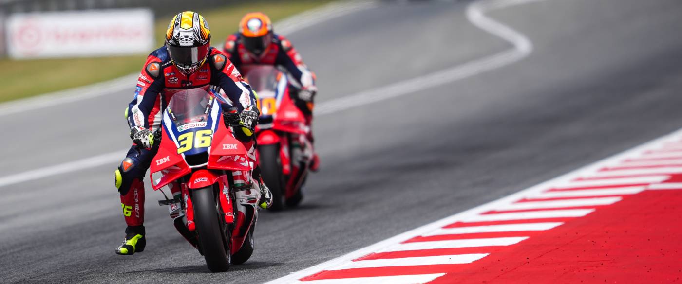 Home hero Mir makes the cut despite crash in Catalunya