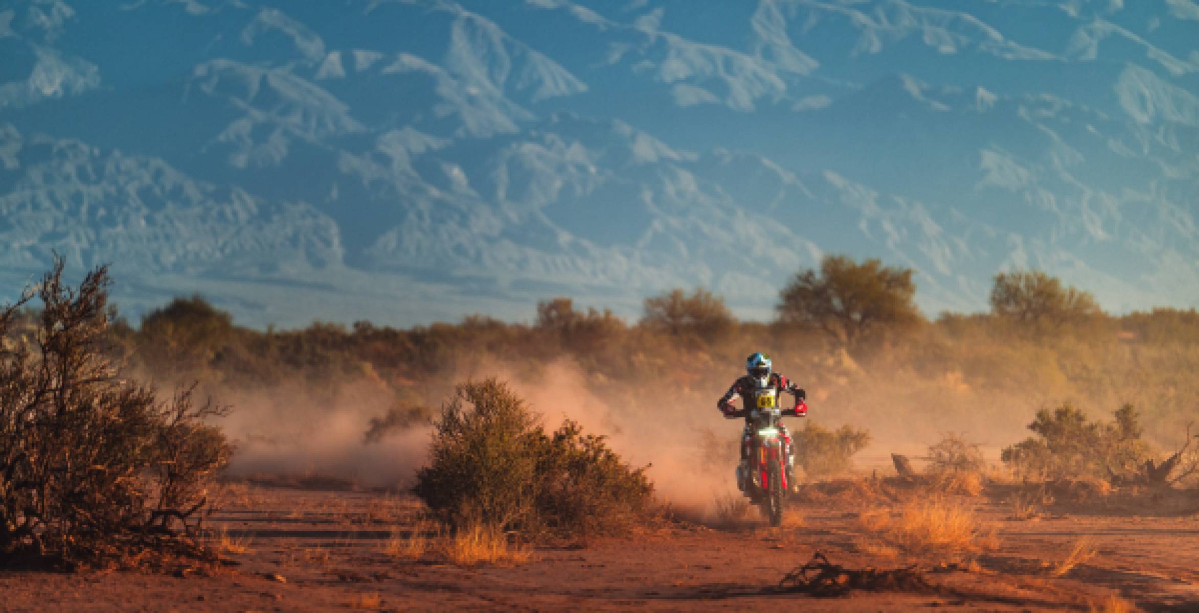 Schareina heads Honda effort on demanding Dakar-inspired stage