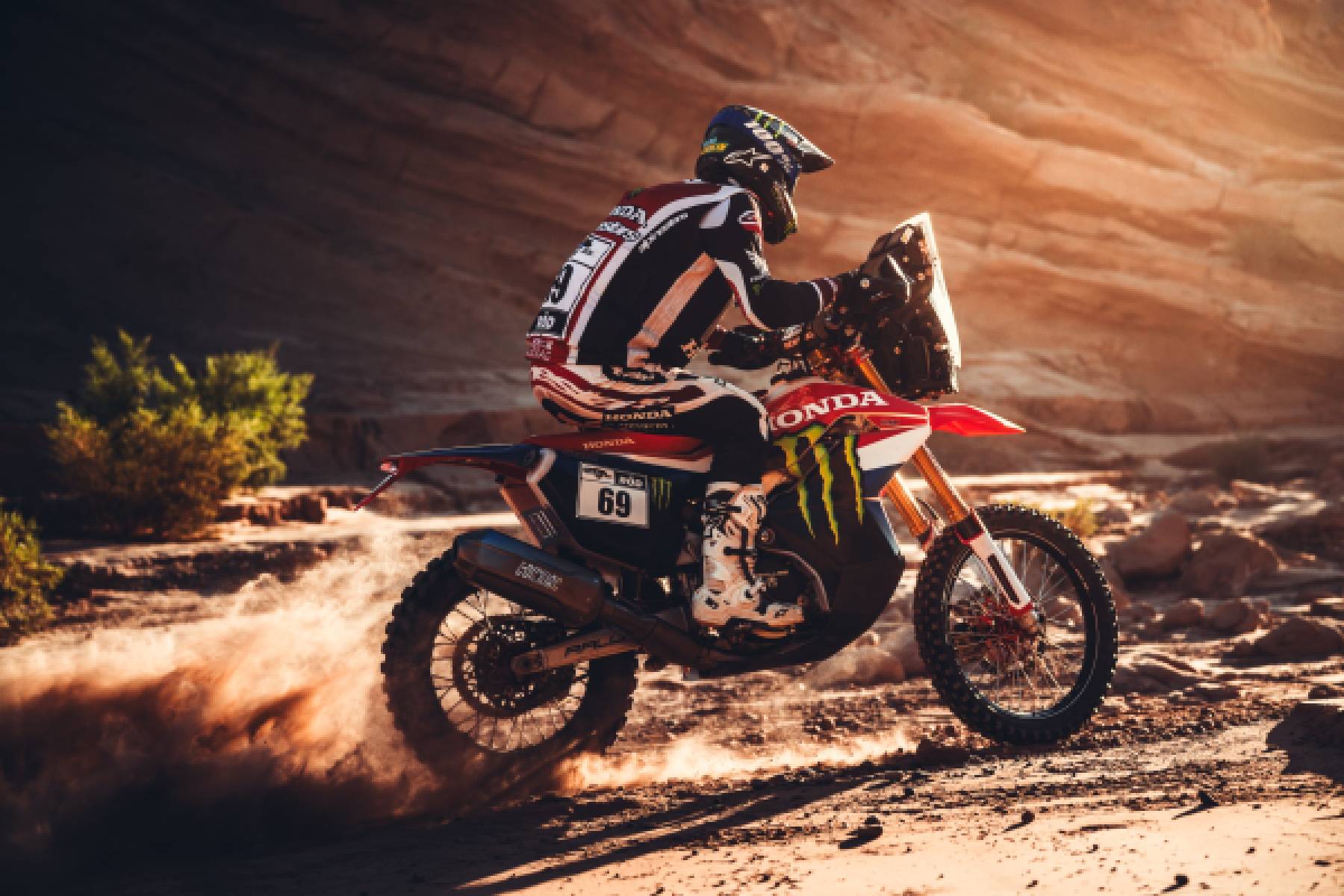 Historic stage win for Crivilin in Argentina as Monster Energy Honda HRC locks out Rally 2 podium