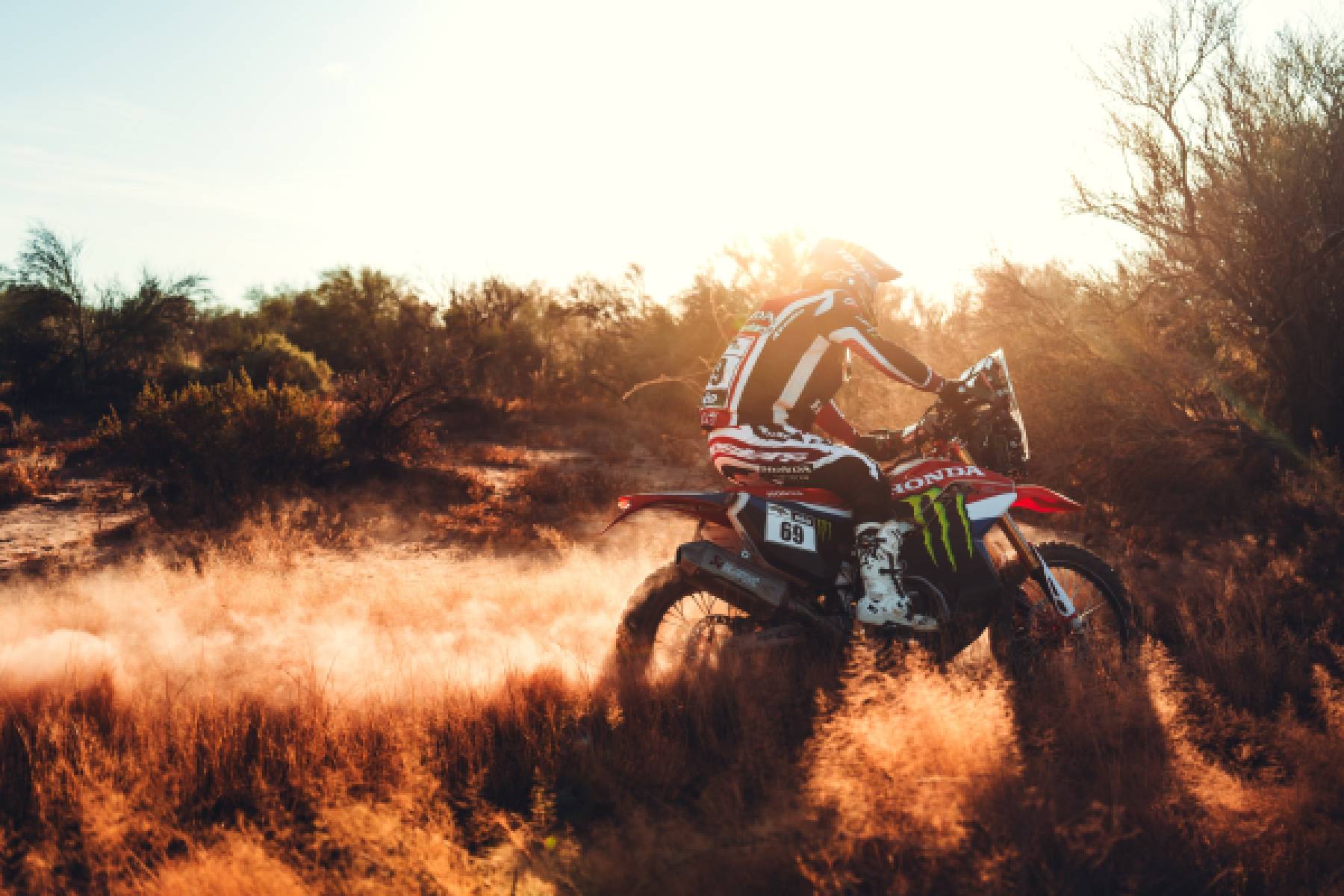 Campbell leads Honda podium lockout after stage two triumph