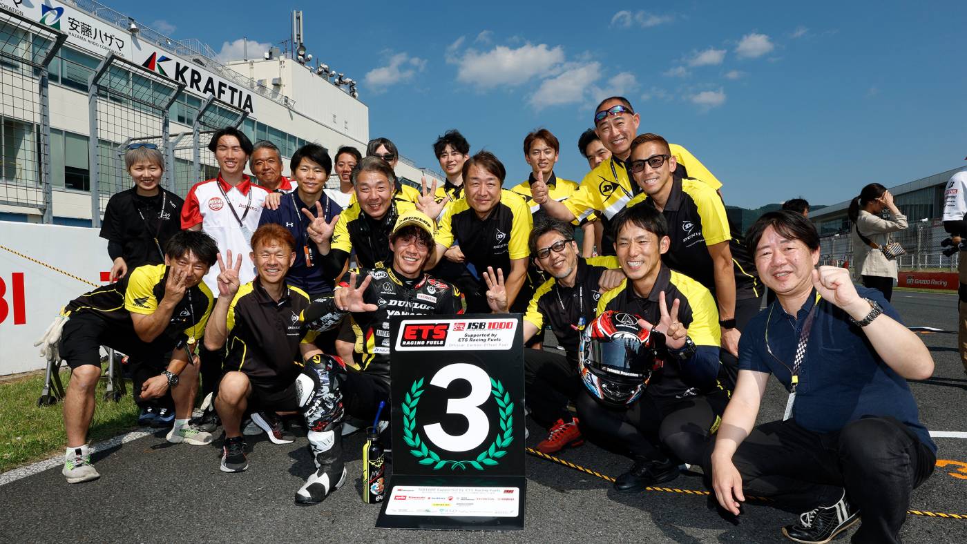 長島が3レース連続で3位表彰台を獲得