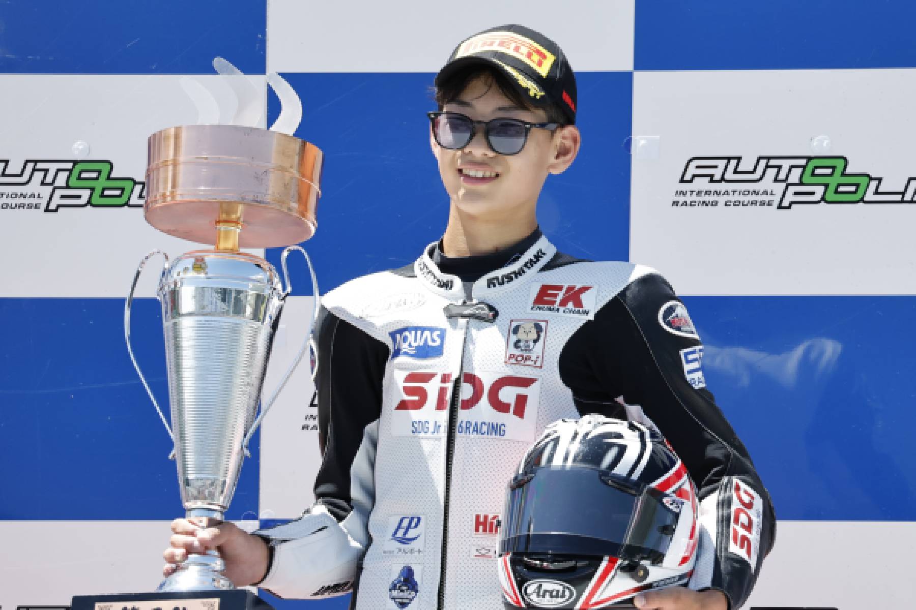 富樫がJ-GP3クラスで初の表彰台を獲得