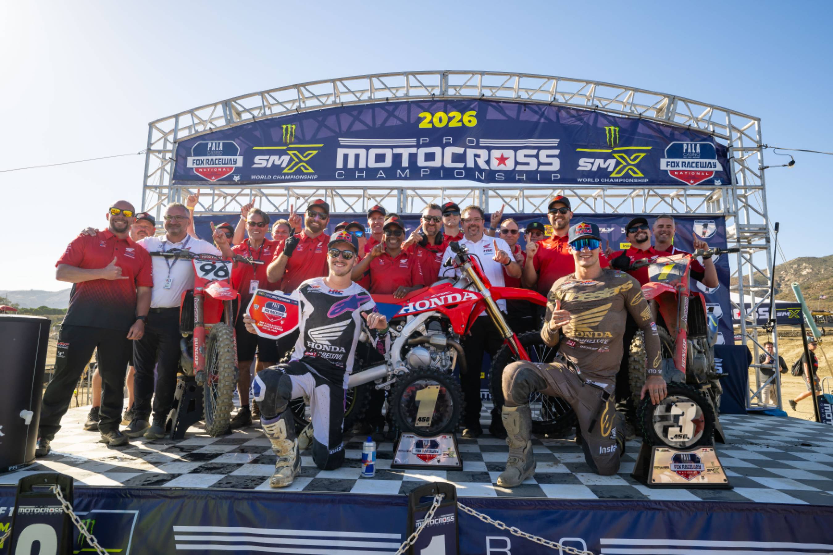ハンター・ローレンスがAMA-MX開幕戦で完勝 | Honda.Racing
