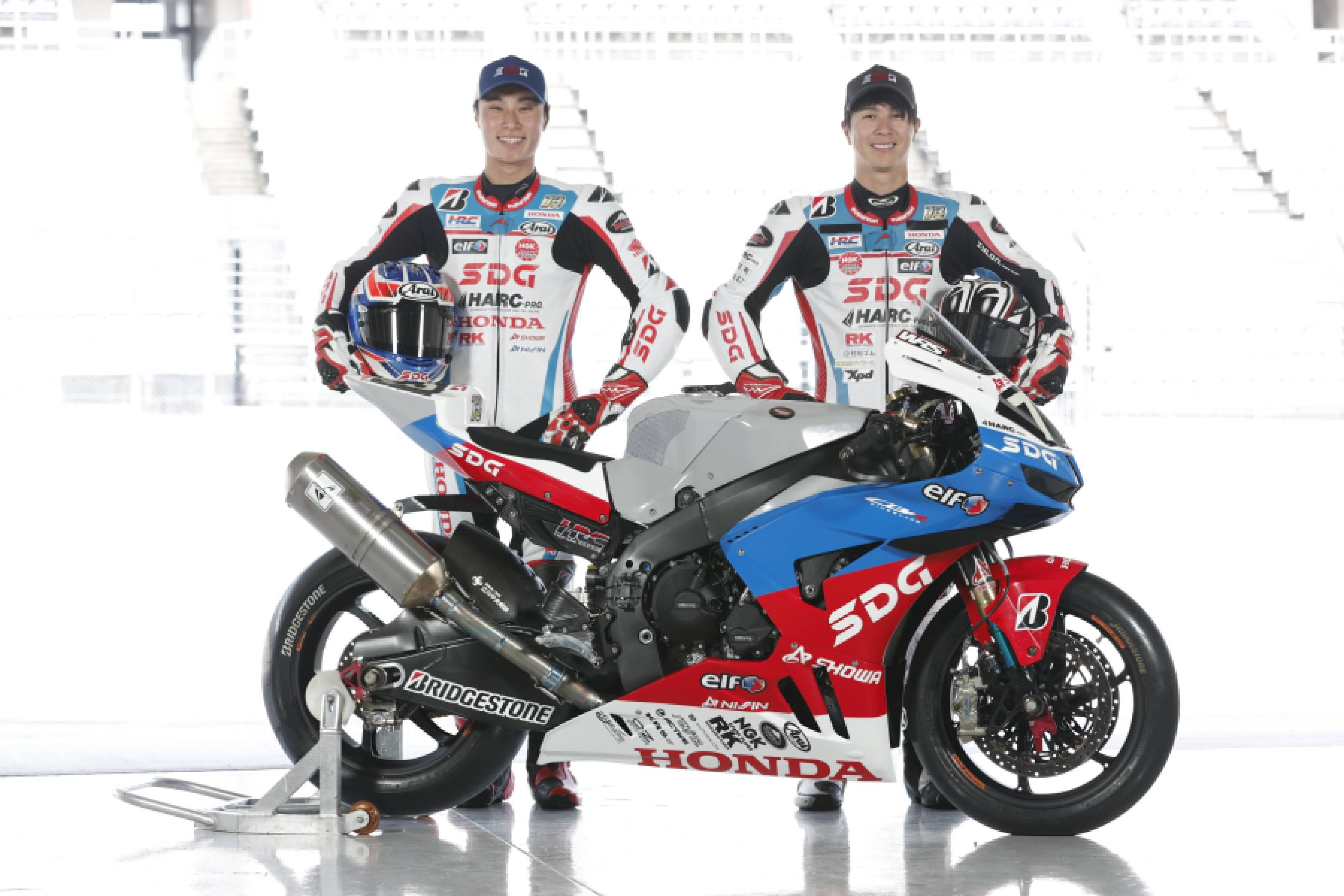 左から、國井勇輝、名越哲平(SDG Team HARC-PRO. Honda)