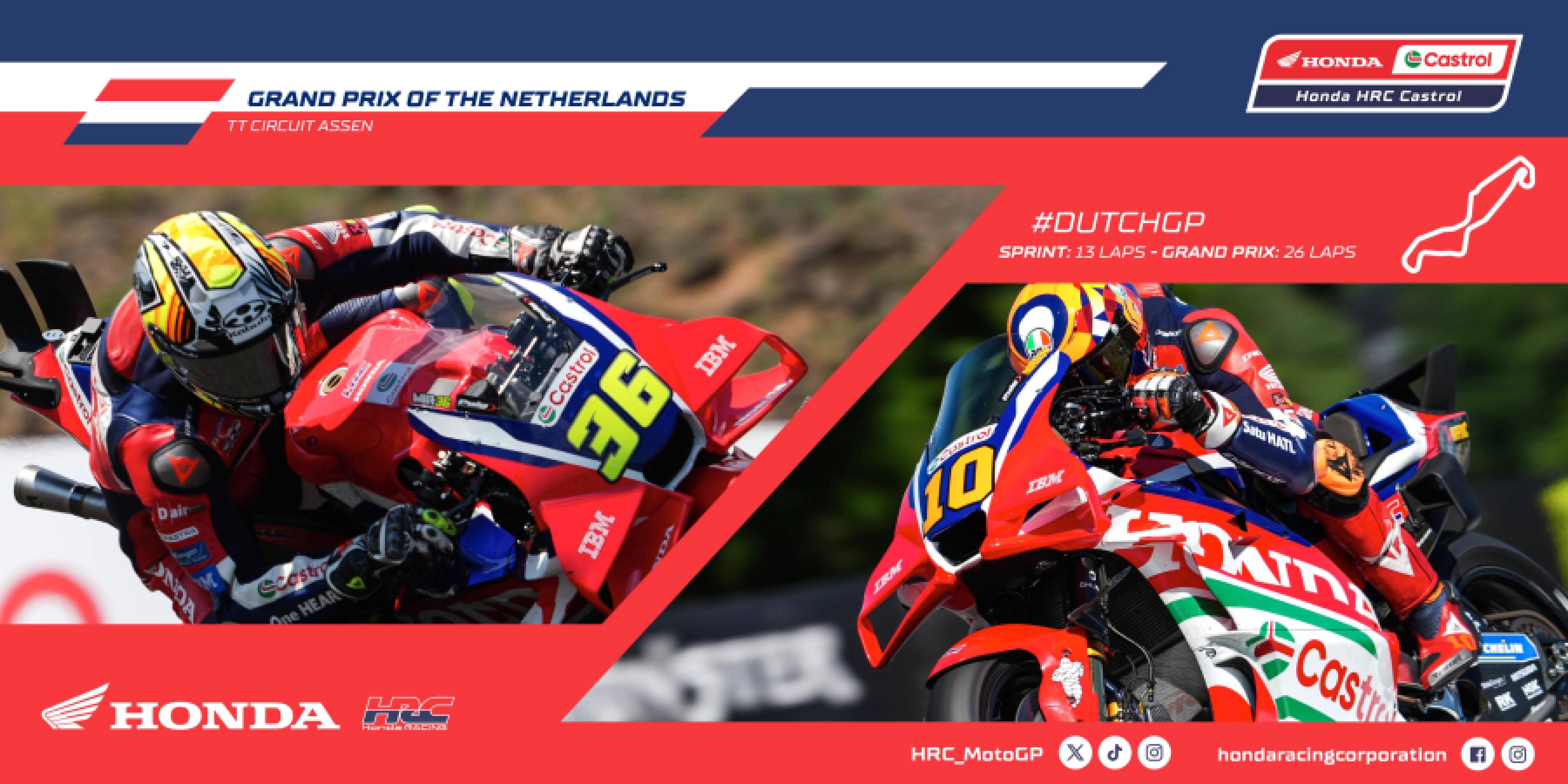 Inspirational Assen looks to turn the heat up on Honda HRC Castrol