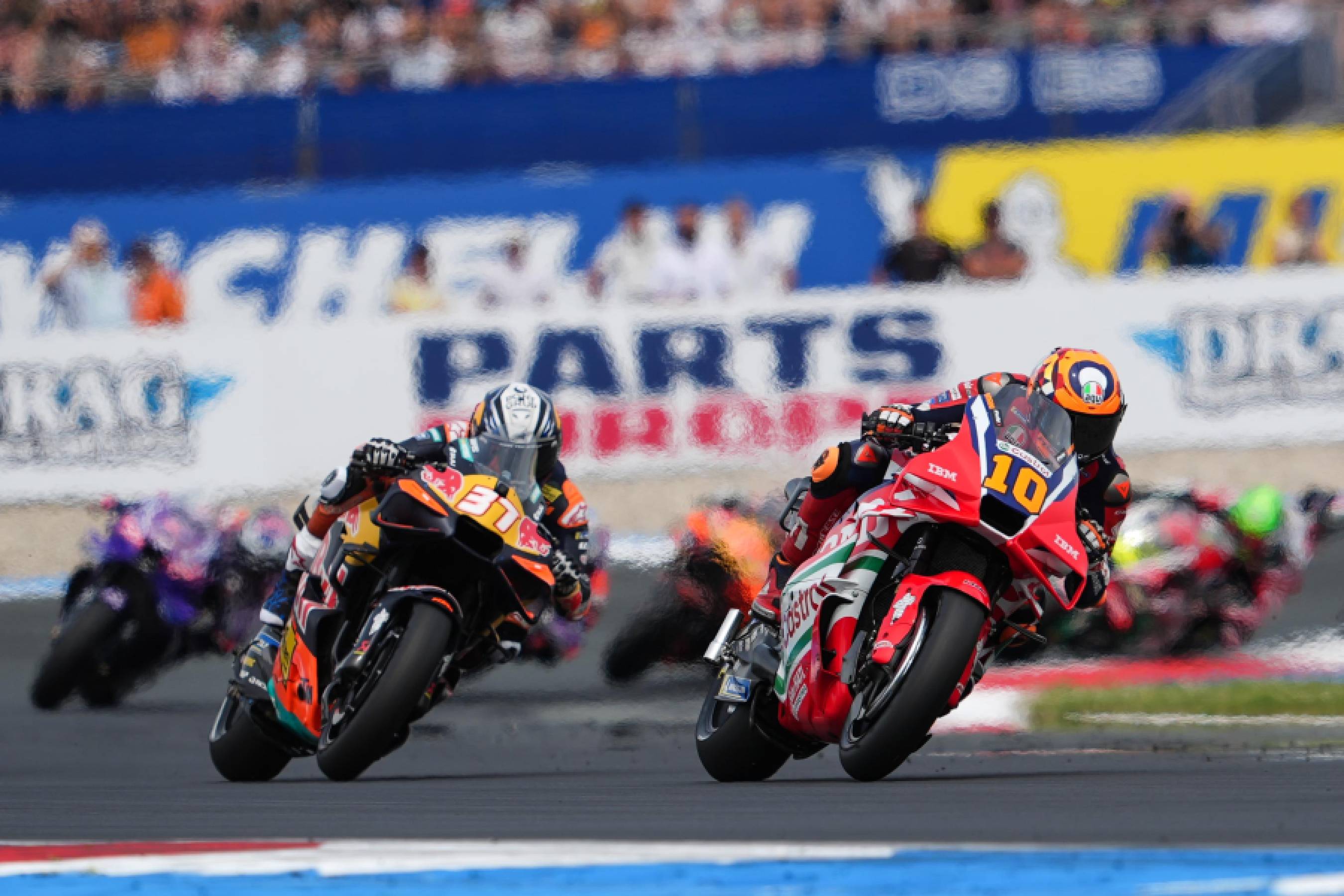 Marini fights for top Honda honours in Assen Sprint
