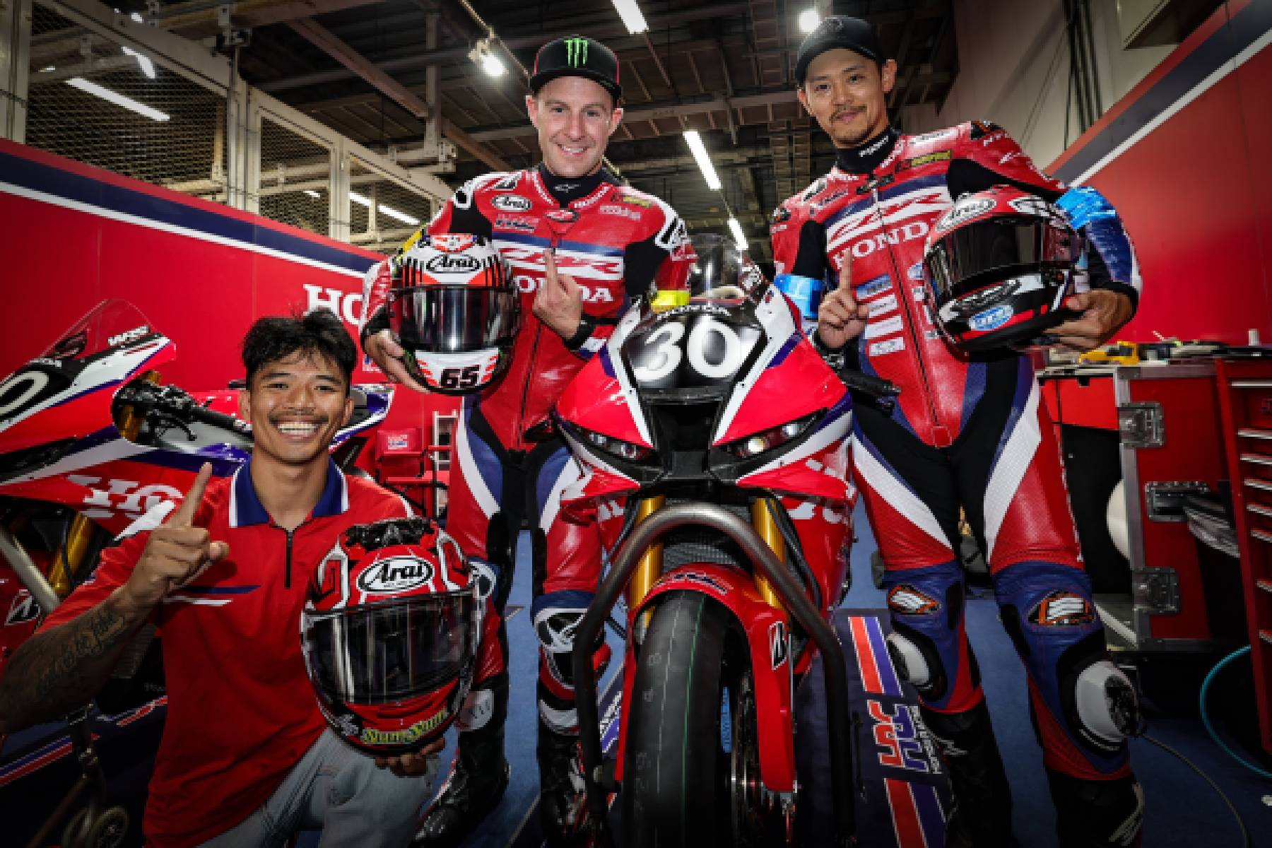 Honda HRCがポールポジション確定。TOP10 トライアルは雨天により中止