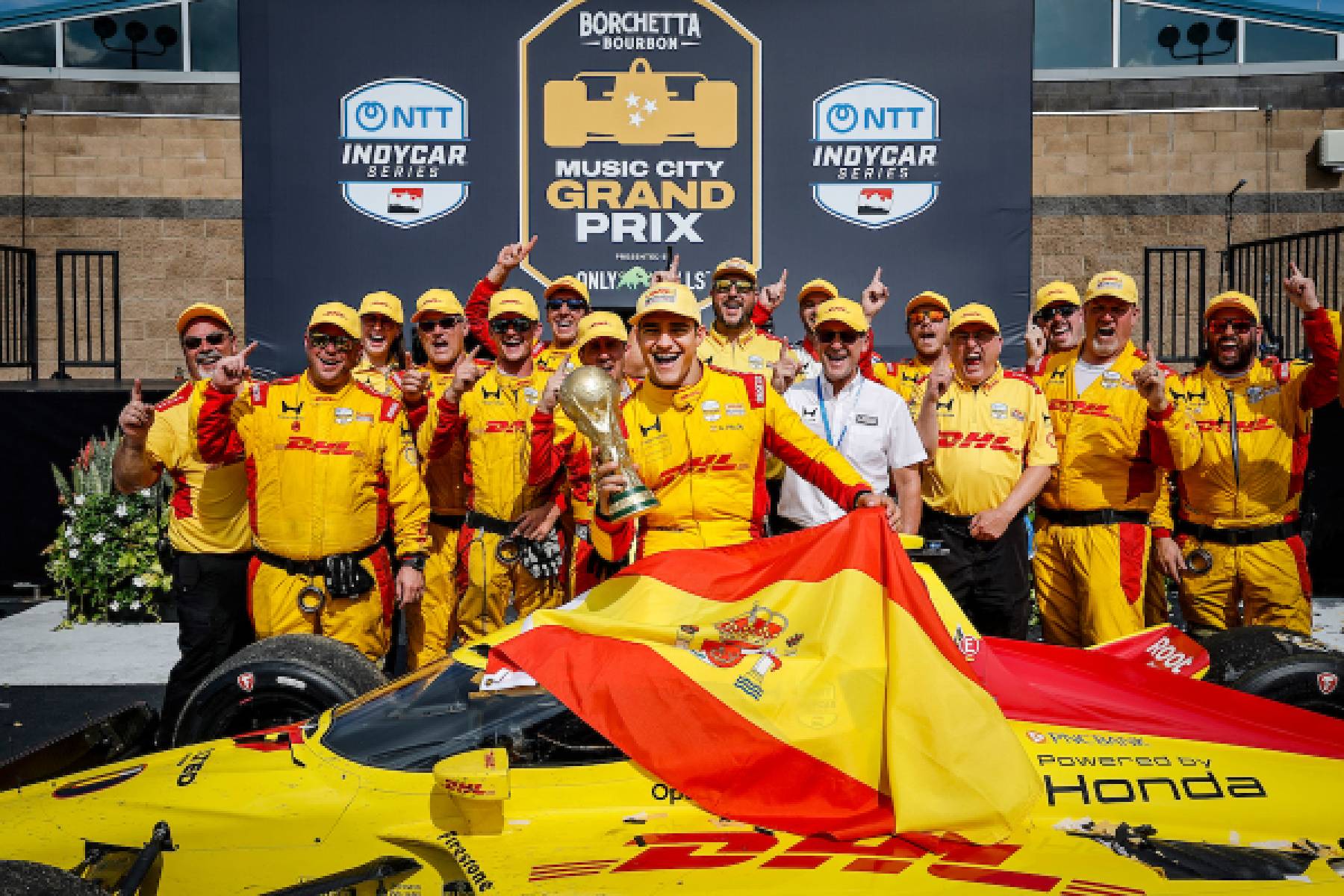 Alex Palou, Honda win Borchetta Bourbon Music City Grand Prix in Nashville