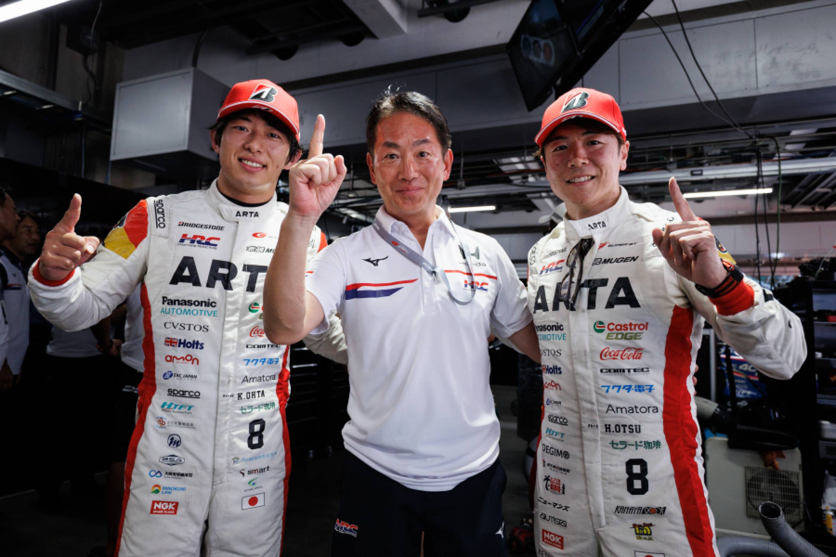 #8 Team HRC ARTA MUGEN claims its first pole position of the season as HRC PRELUDE-GT locks out the top three grid positions