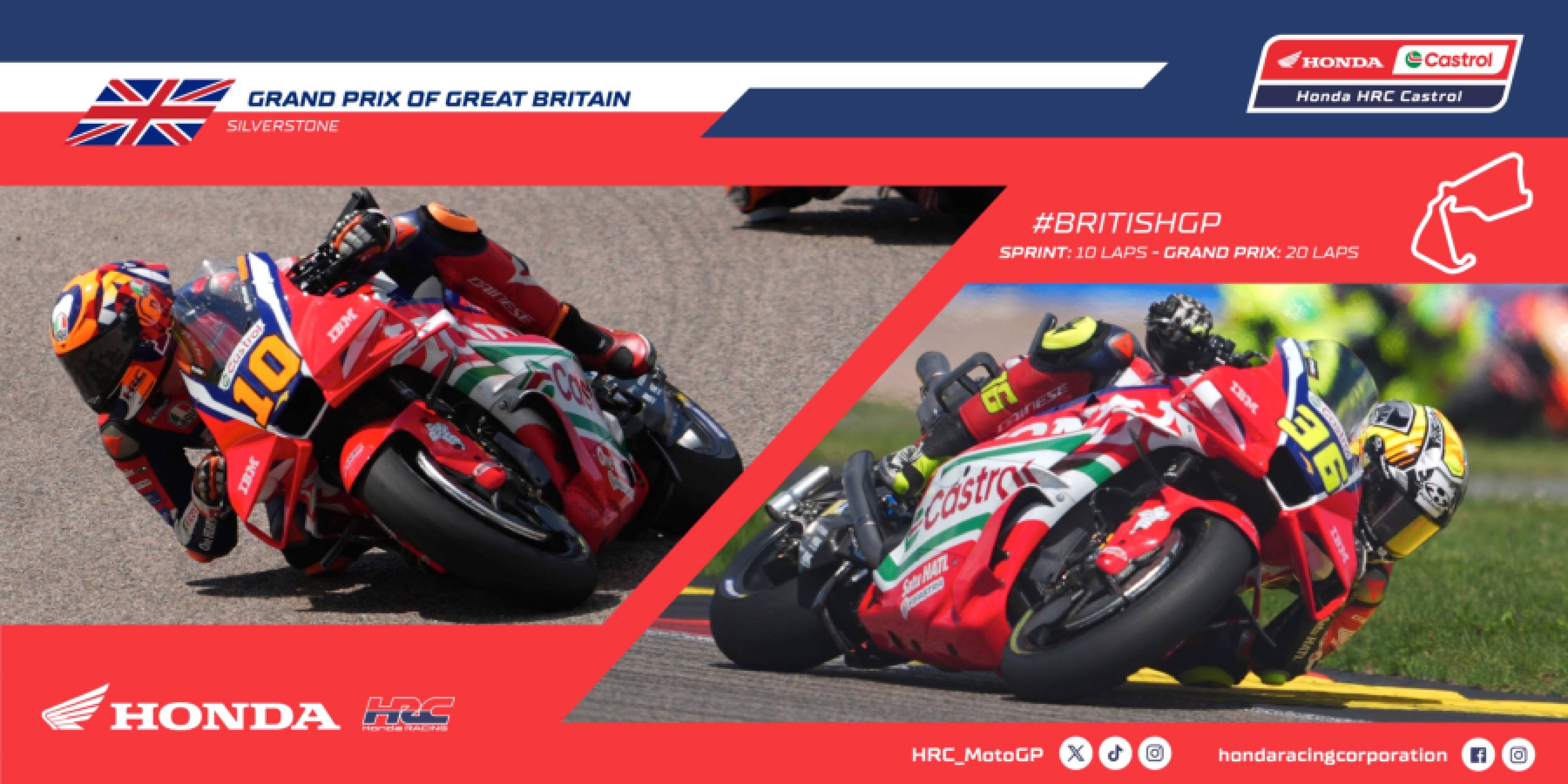 Honda HRC Castrol、イギリスGPで再びレースへ