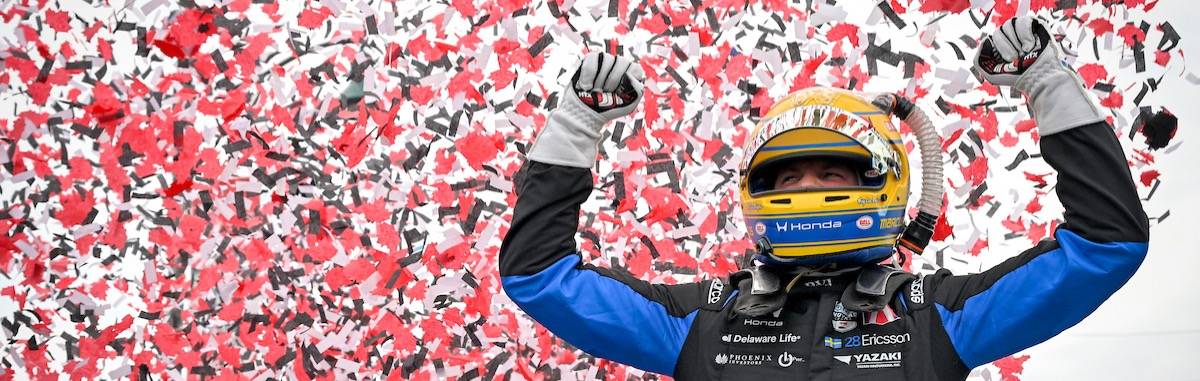 Marcus Ericsson leads Honda podium sweep at inaugural Ontario Honda Dealers Indy at Markham