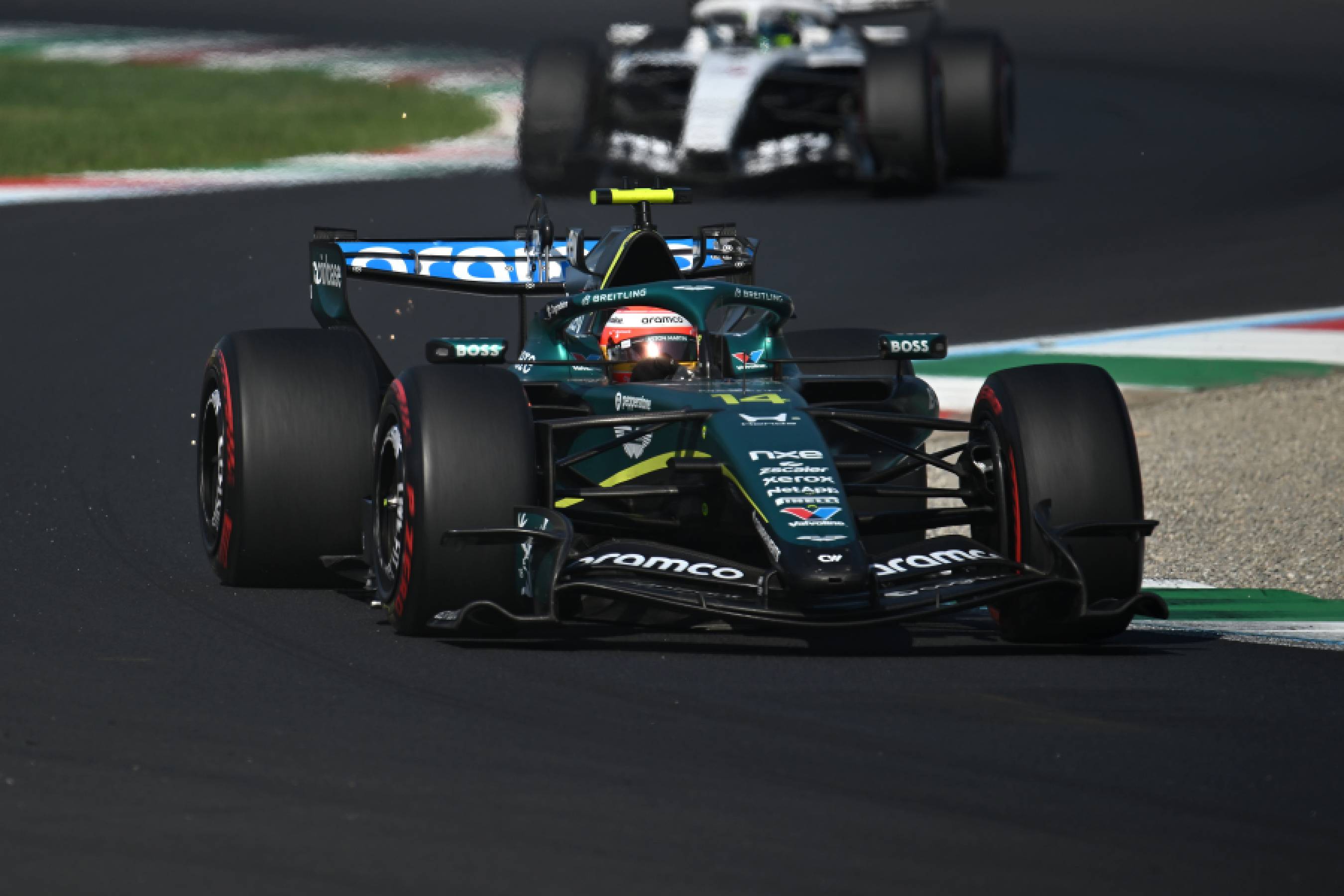 Alonso and Stroll both retire from Italian GP