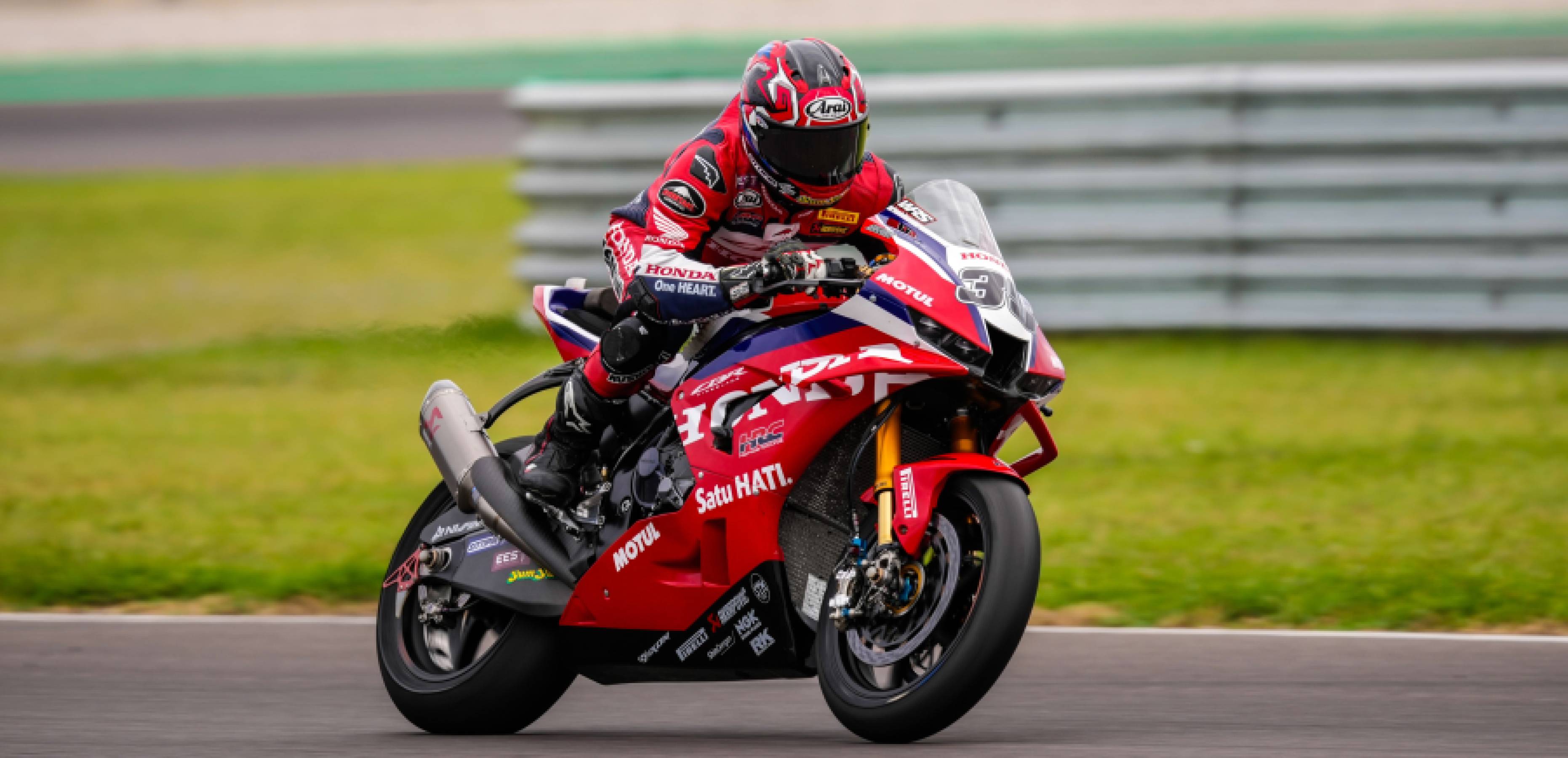 Honda HRC completes testing in mixed conditions at Cremona ahead of WorldSBK Round 10