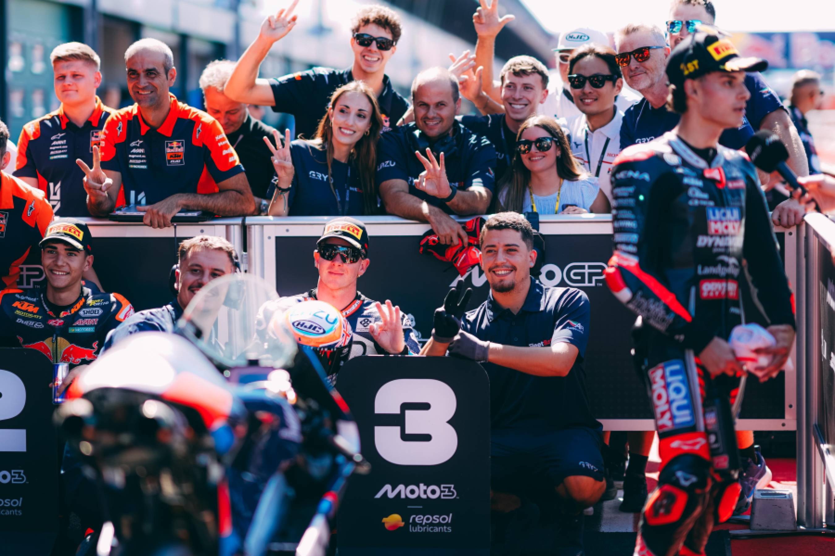 Moto3 front row in Misano for Kelso